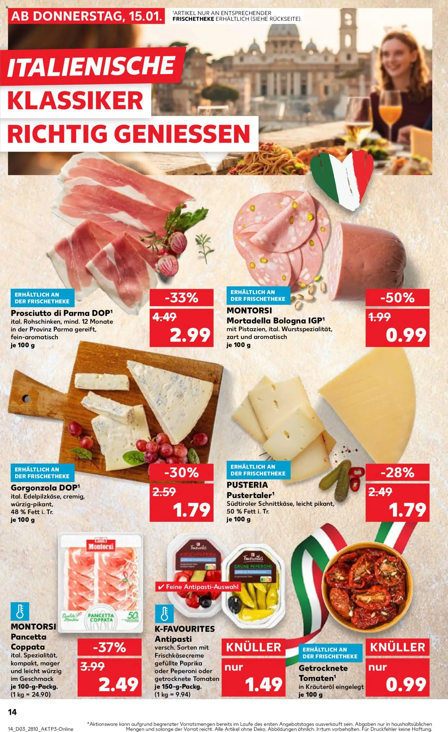 Kaufland prospekt Berlin	 – gültig ab 15.01.2026 | Seite: 14 | Produkte: Tomaten, Paprika