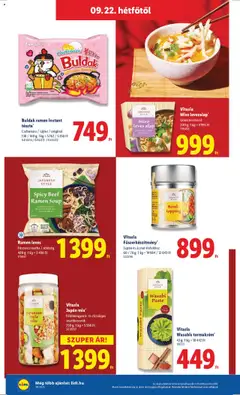 Lidl akciós ujság - amely érvényes a következő dátumtól: 18.09.2025 | Oldal: 70 | Termékek: Wasabi, Tormakrém, Tészta, Földimogyoró