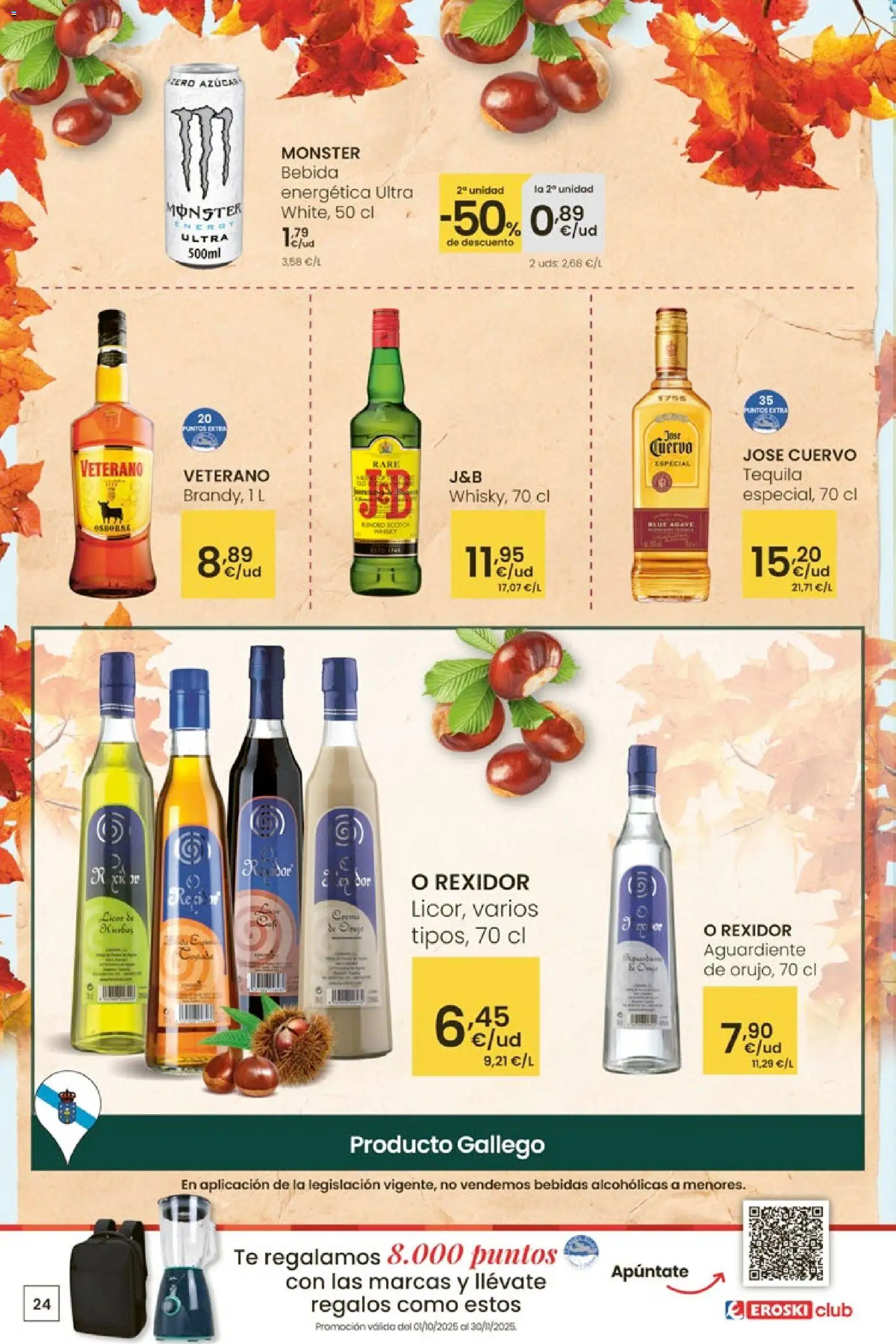 Eroski - Adelántate a la Navidad │ válido desde el 13.11.2025 | Página: 24 | Productos: Licor, Té