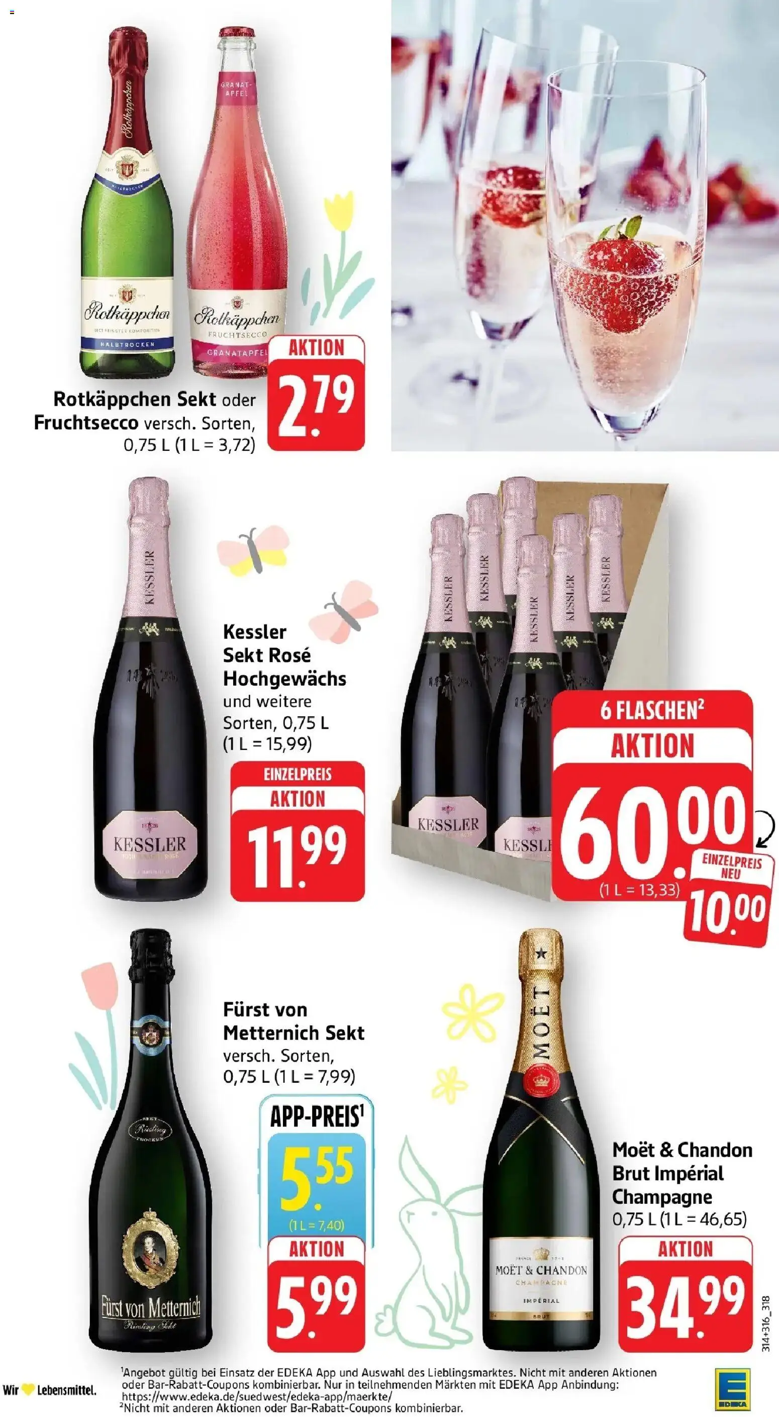 E center Prospekt Ulm An Der Donau	 – gültig ab 23.03.2026 | Seite: 37 | Produkte: Rotkappchen sekt, Granatapfel, Sekt, Äpfel