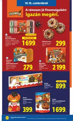 Halloween Chilis-sajtos nuggets, 420 g - amely érvényes a következő dátumtól: 16.10.2025 | Oldal: 16