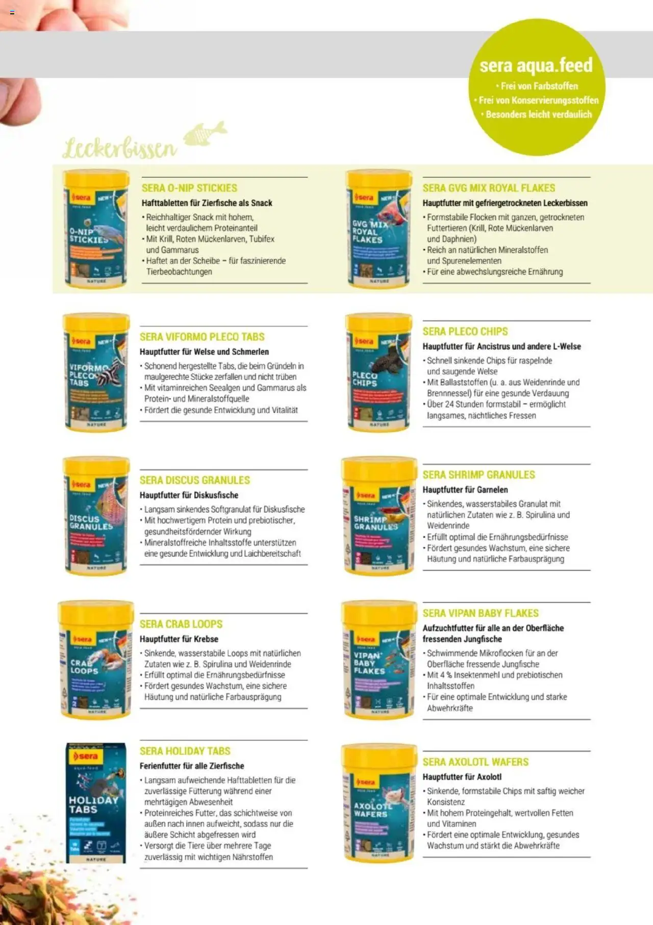 zookauf Themenkatalog Aquaristik – gültig ab 01.10.2025 | Seite: 43 | Produkte: Garnelen, Chips, Flocken