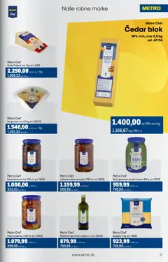 Metro katalog - važi od 01.09.2025 | Strana: 17 | Proizvode: Pesto, Ulje, Maslinovo ulje
