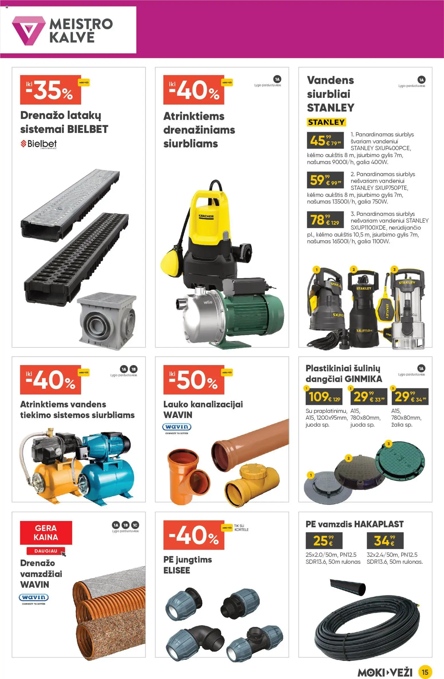 MOKI VEŽI akcijos nuo 05.03.2026 | Puslapis: 15