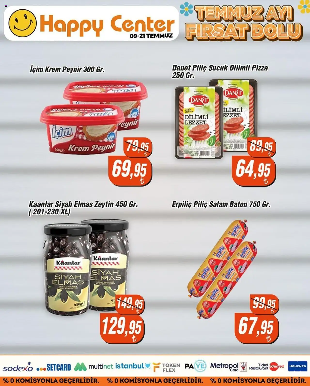 Happy Center Katalog - 09.07.2025 tarihinden itibaren geçerlidir | Sayfa: 2 | Ürünler: Peynir, Zeytin, Sucuk