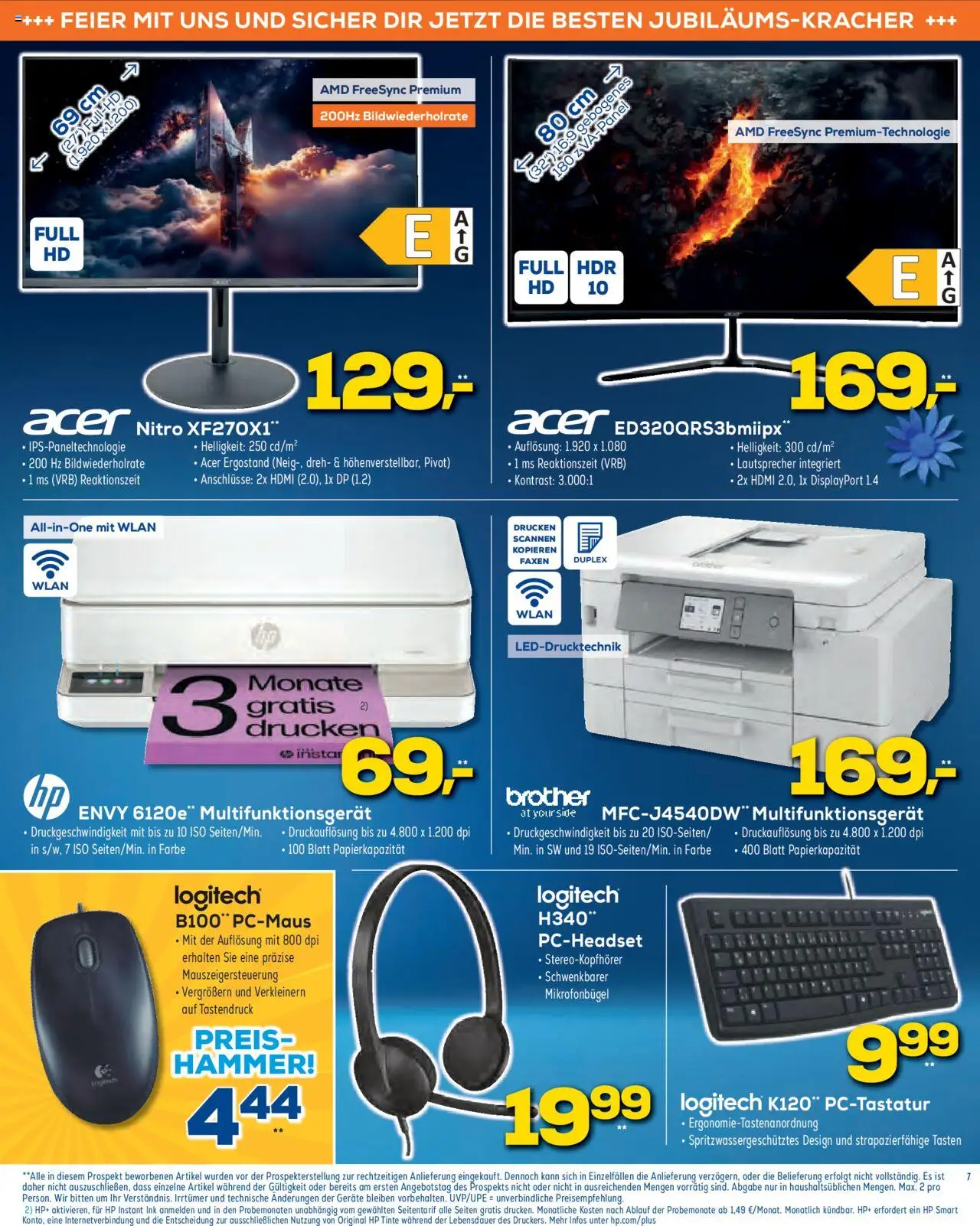 Euronics Prospekt 	 – gültig ab 10.09.2025 | Seite: 7 | Produkte: HP, Lautsprecher