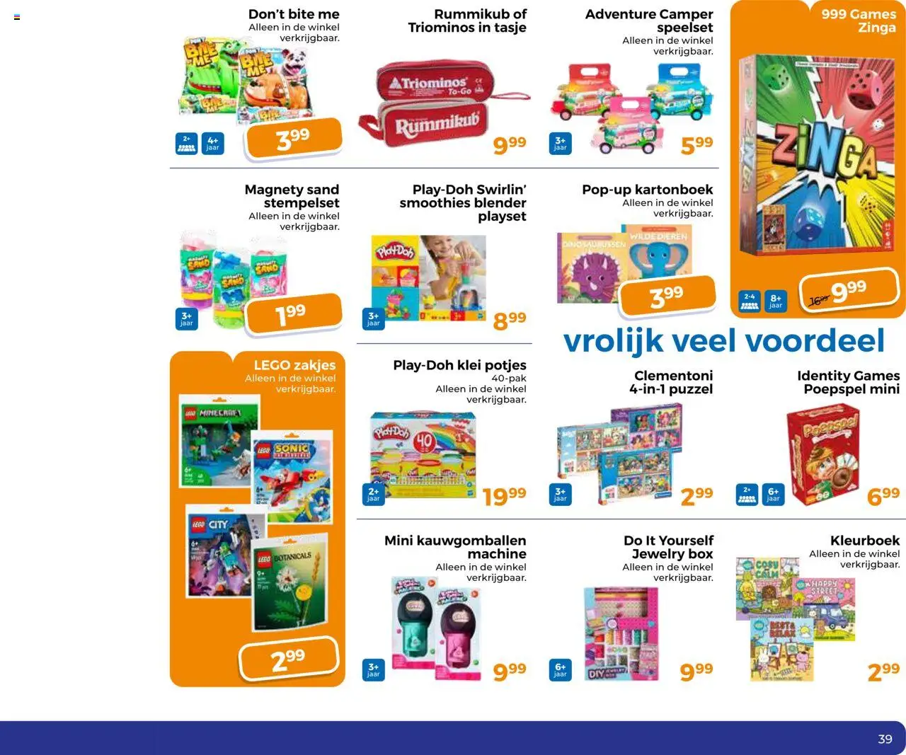  | Pagina: 39 | Producten: Puzzel, Blender, Klei, Box
