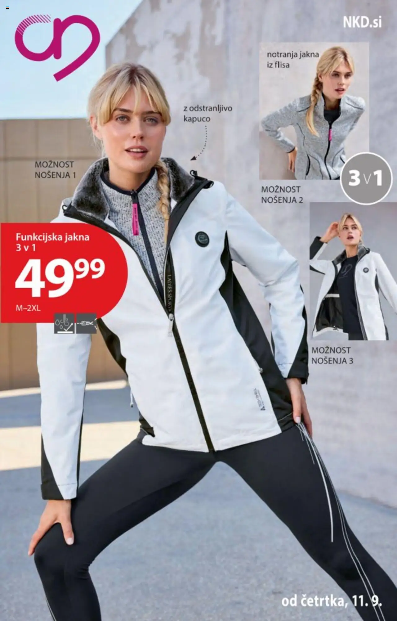 Novi NKD katalog ponudbe – veljaven od 11.09.2025 | Stran: 13 | Izdelki: Jakna