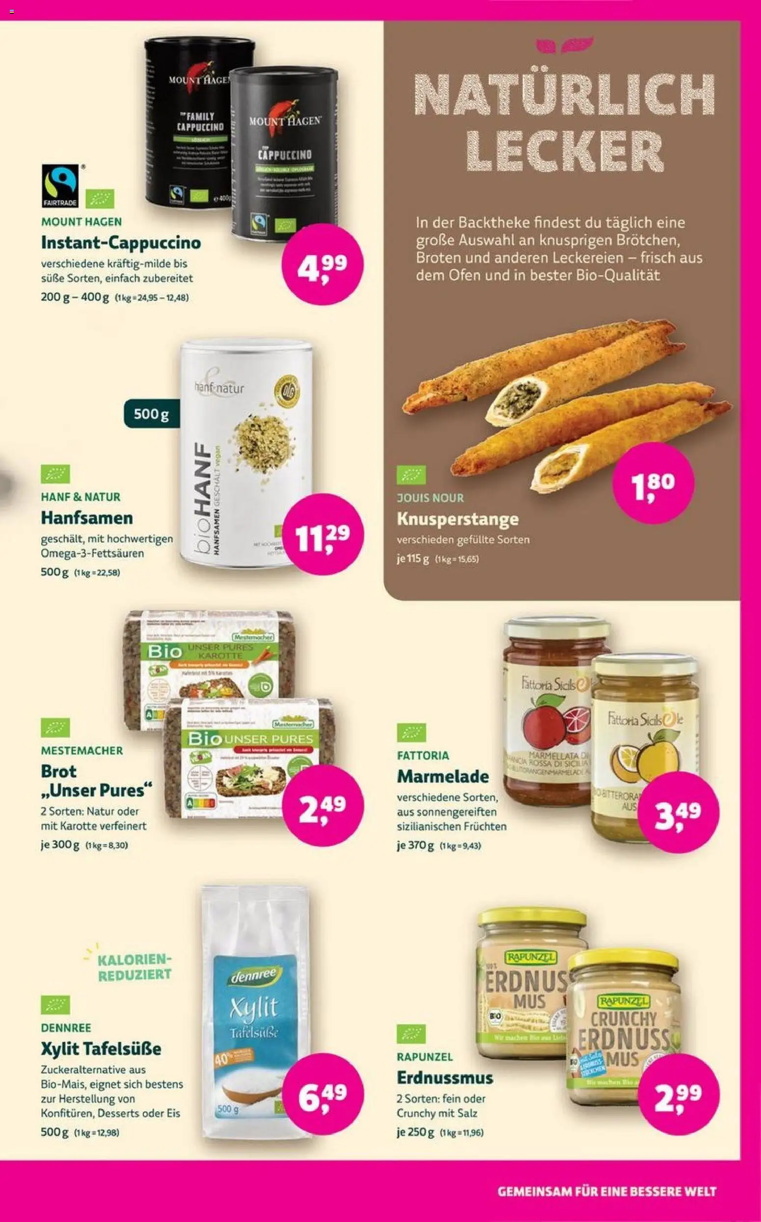 Denns BioMarkt Angebote – gültig ab 02.01.2025 | Seite: 15 | Produkte: Salz, Brot, Karotte, Eis