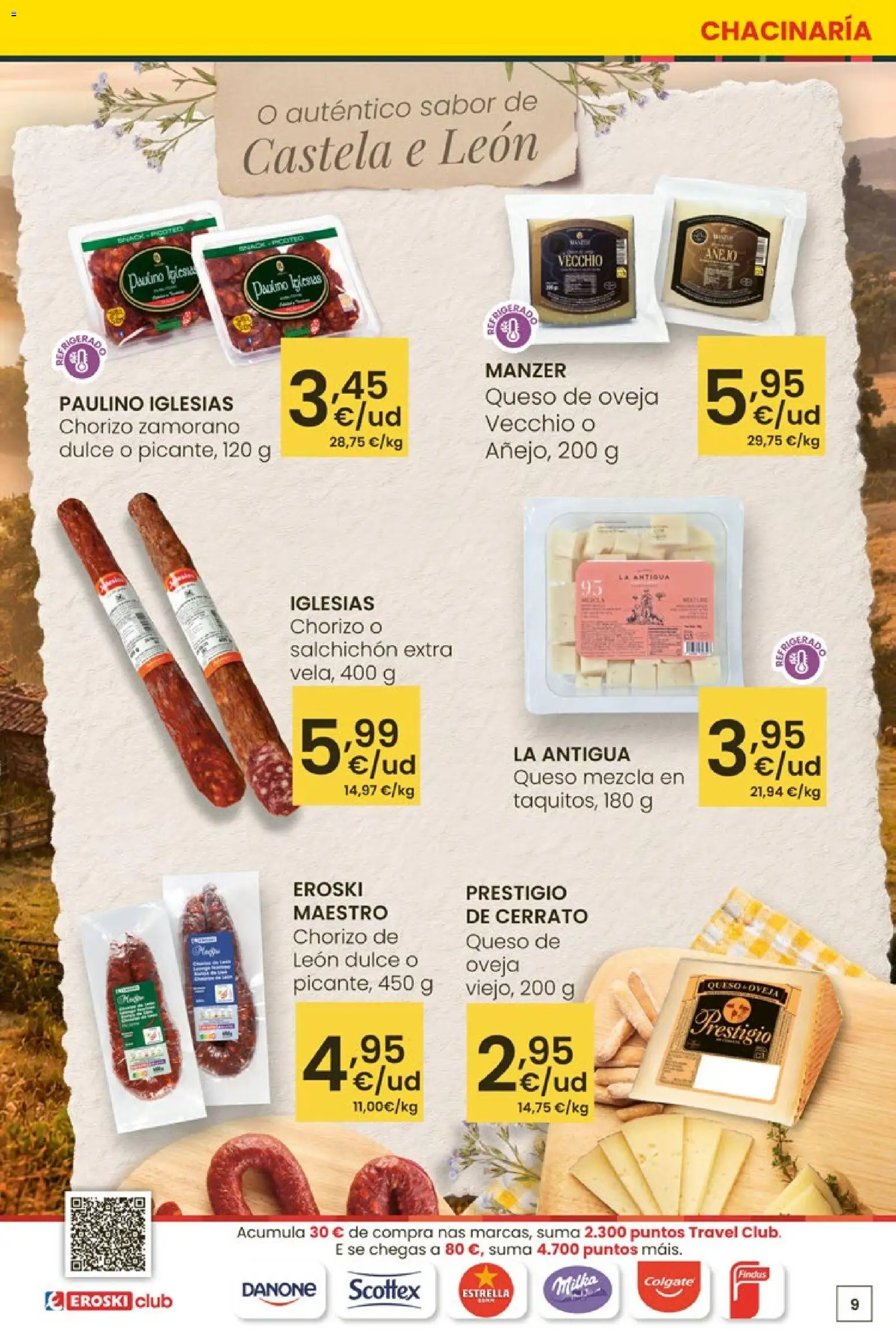 Eroski Quieres ahorrar conmigo │ válido desde el 16.04.2026 | Página: 9 | Productos: Queso de oveja, Queso