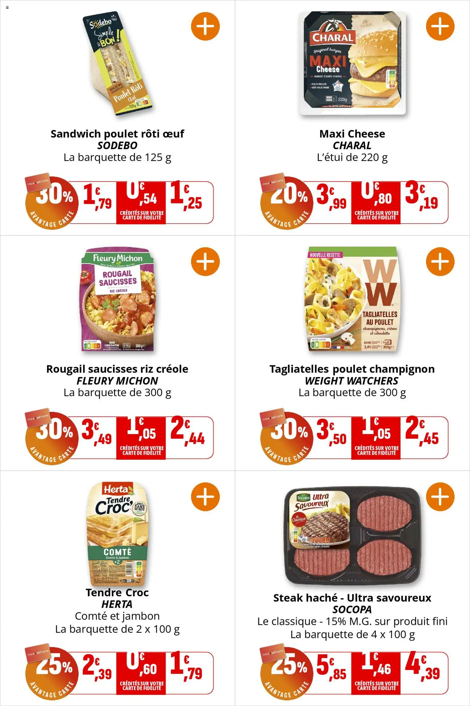{H1} | Page: 11 | Produits: Sandwich, Pain, Jambon, Crème