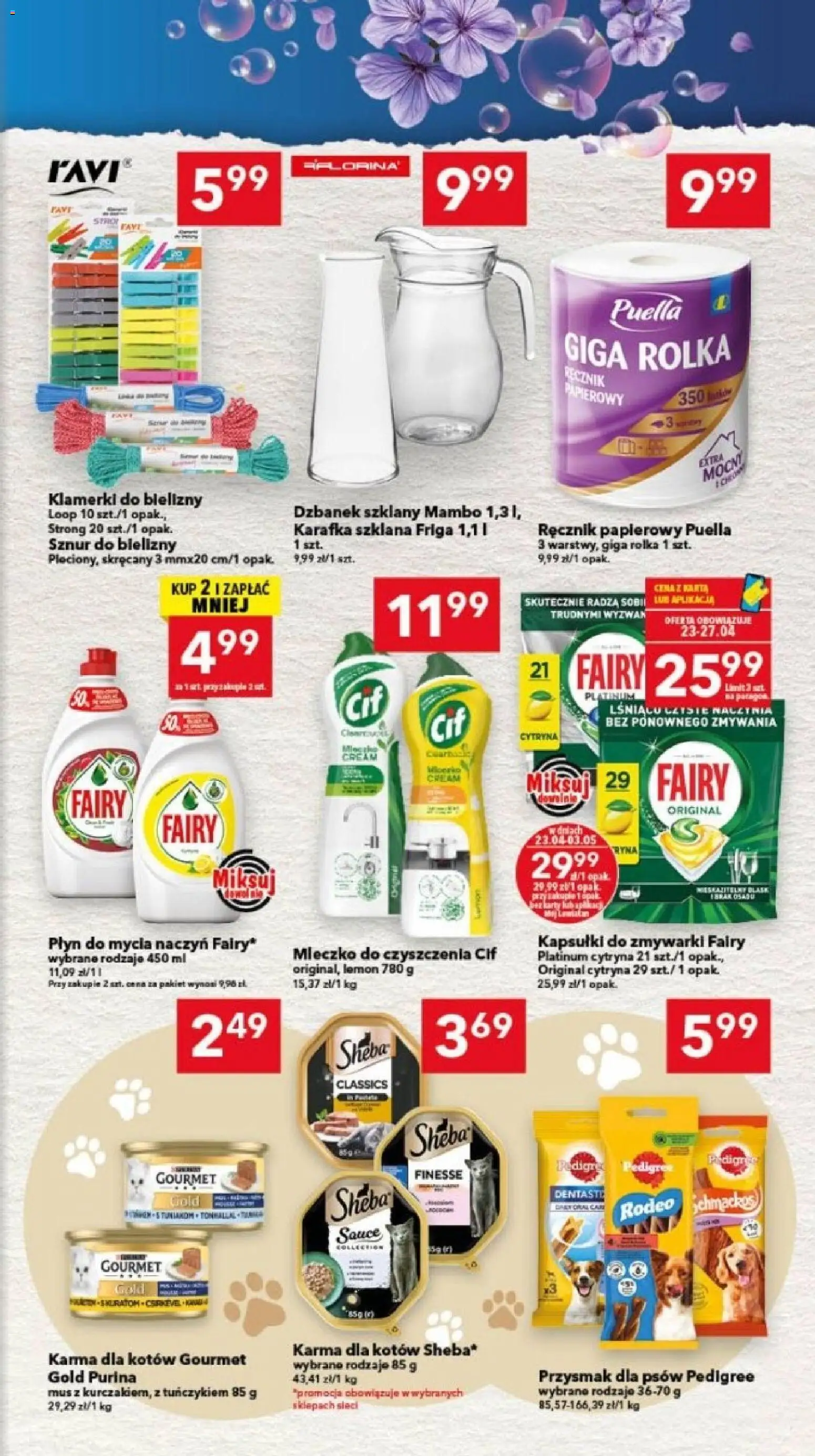 Lewiatan gazetka - Bydgoszcz od 23.04.2026 | Strona: 15 | Produkty: Karta, Dzbanek, Karma dla kotów, Ręcznik papierowy