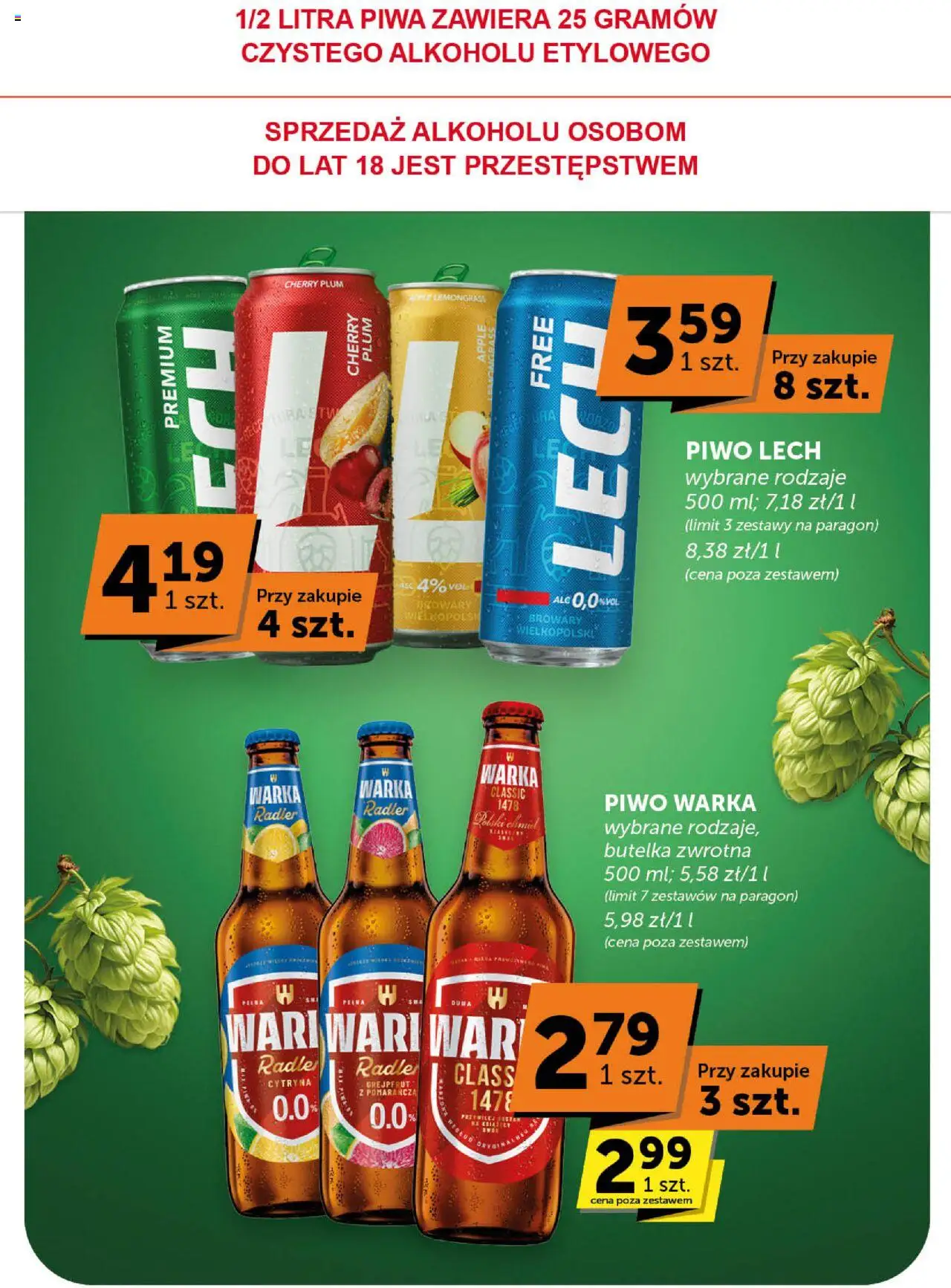 Euro Sklep Gazetka - Minimarket od 16.10.2025 | Strona: 28 | Produkty: Cytryna, Warka, Piwo, Grejpfrut