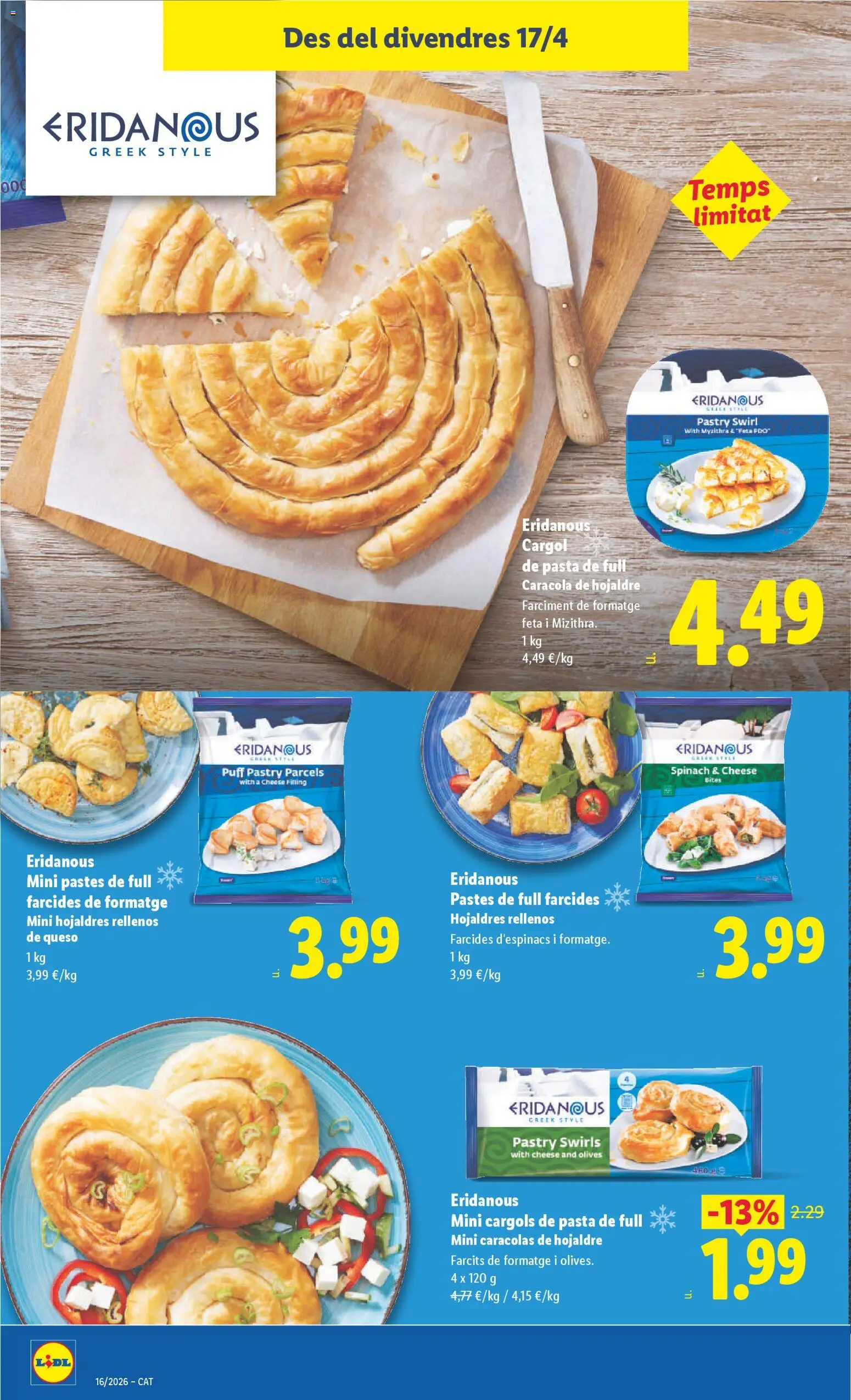 Lidl folleto │ válido desde el 13.04.2026 | Página: 42 | Productos: Queso, Pasta