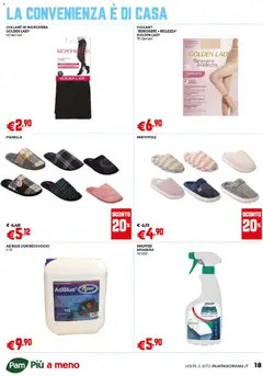Anteprima del volantino PAM Occasioni Extra catalogo valido a partire dal 02.01.2026 | Pagina: 18 | Prodotti: Pantofole, Collant