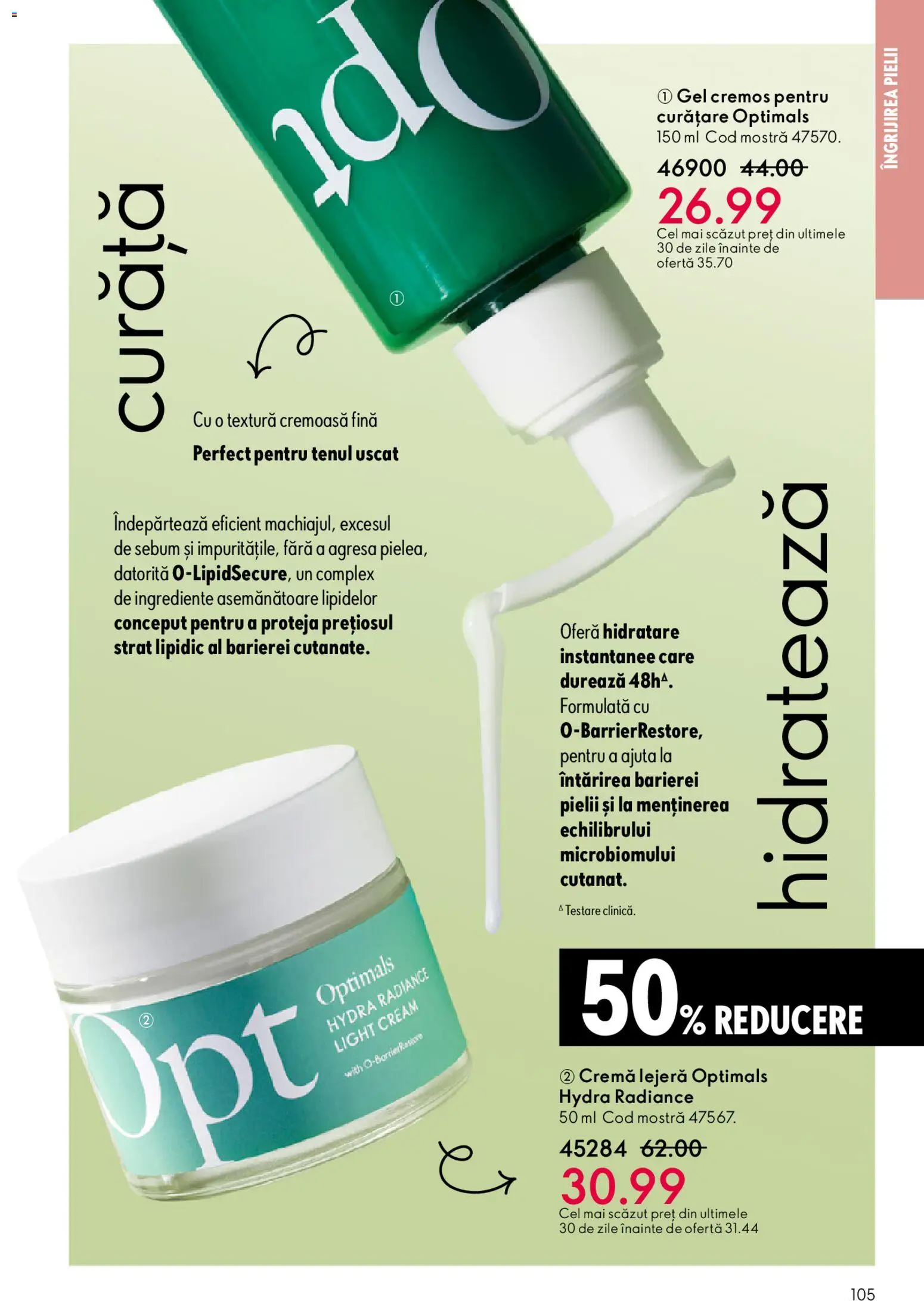 Noul catalog Oriflame – valabil de la 11.02.2026 | Pagină: 105 | Produse: Cremă
