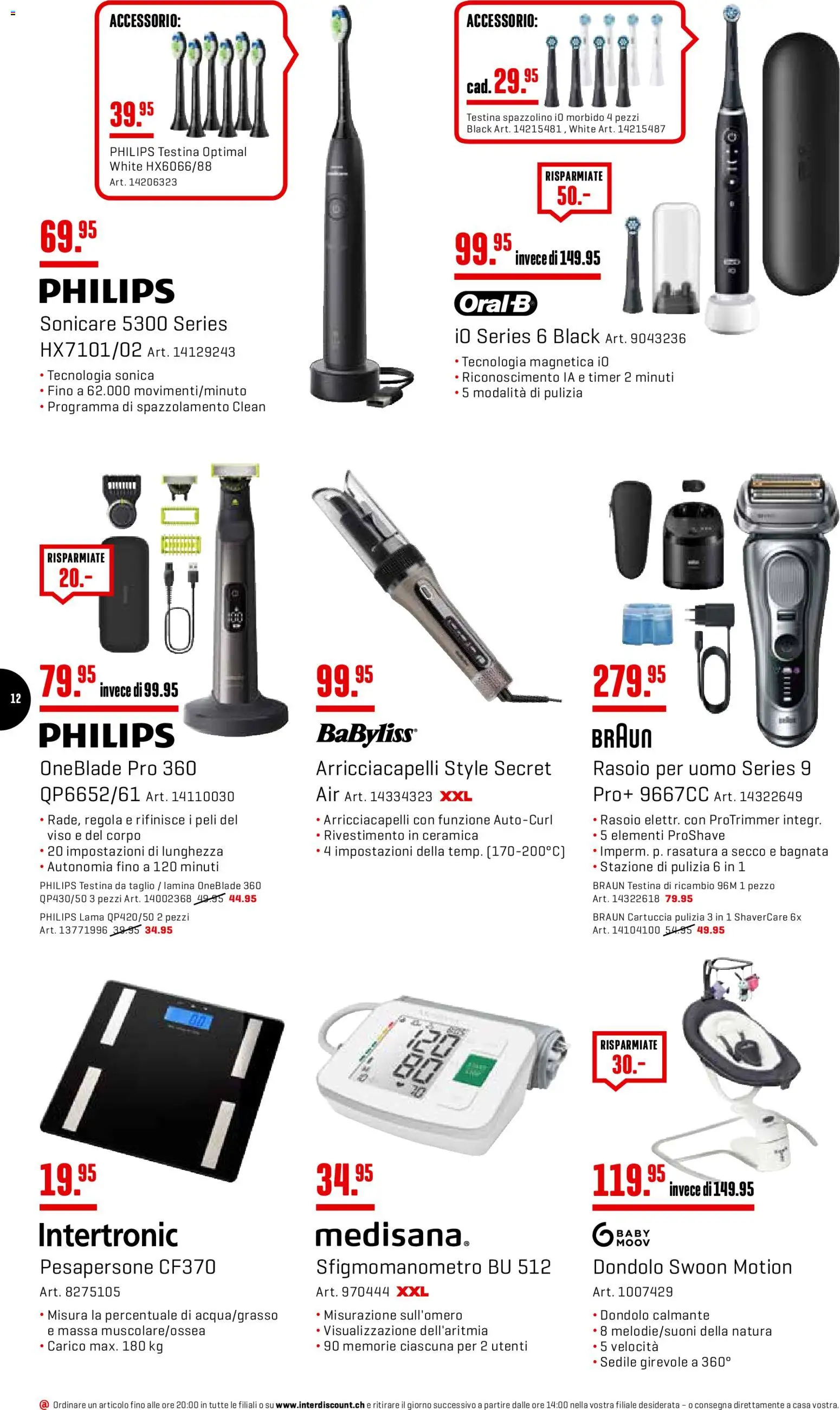 Interdiscount aktionen IT – gültig ab 06.04.2026 | Seite: 12 | Produkte: Philips