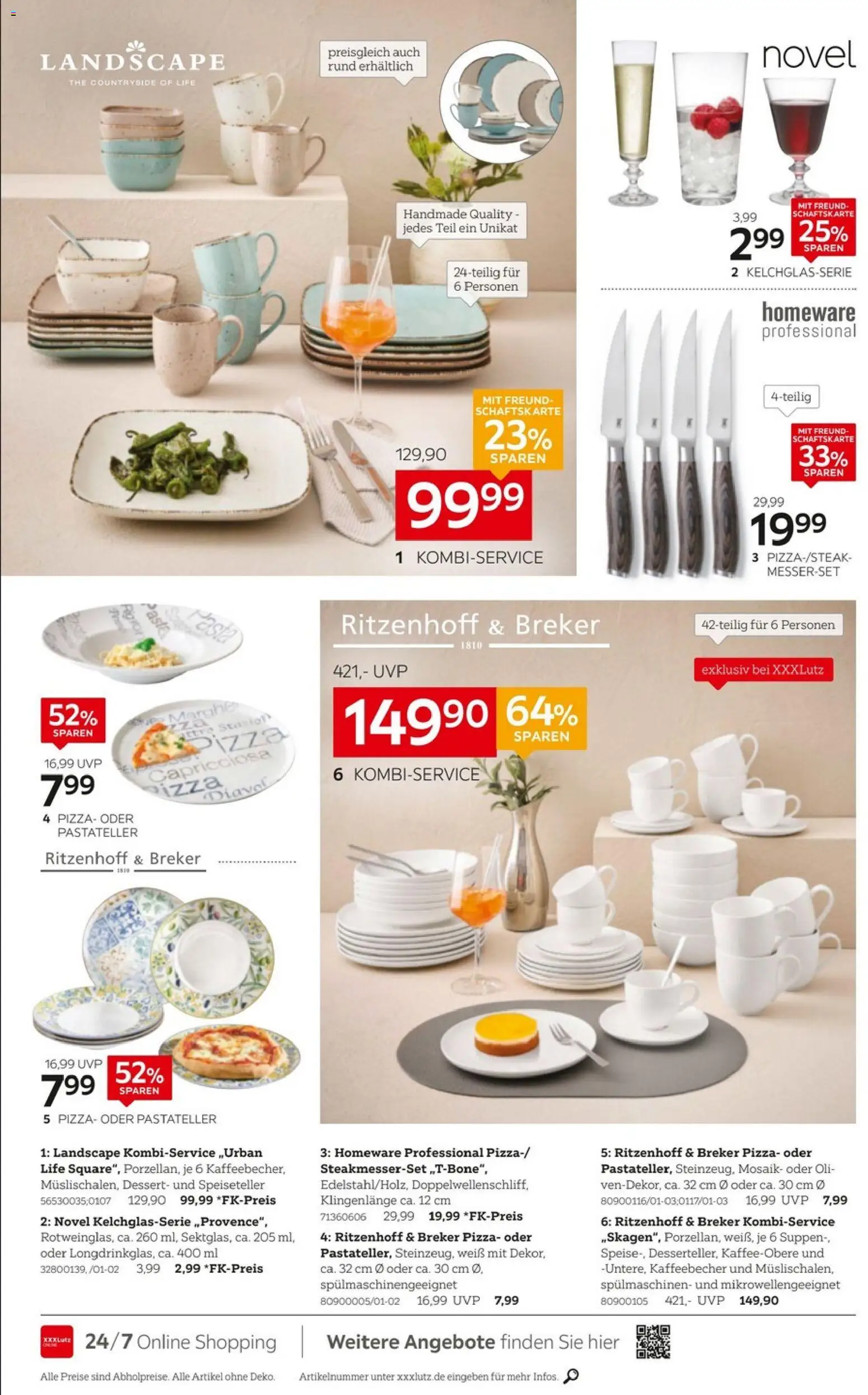 XXXLutz Wohnaccessoires 1 – gültig ab 25.04.2026 | Seite: 4 | Produkte: Pasta, Pizza