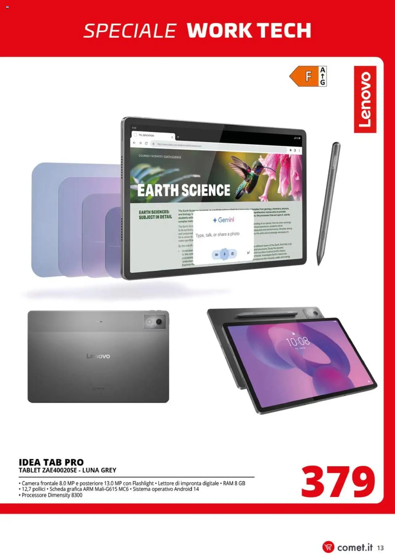 Volantino Comet del 25.08.2025 | Pagina: 13 | Prodotti: The, Tablet