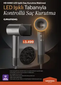 16.03.2026 tarihinden itibaren geçerli olan Arçelik kataloğu önizlemesi | Sayfa: 102 | Ürünler: Saç kurutma makinesi, Kurutma makinesi