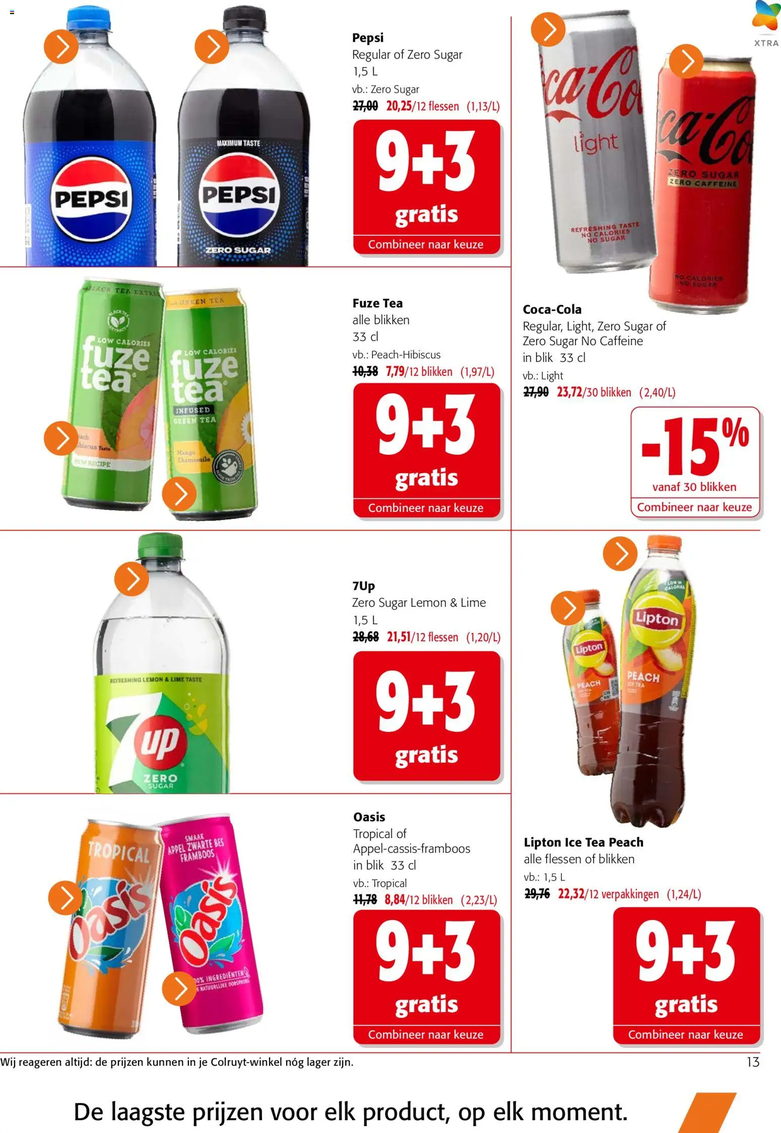 {H1} | Pagina: 13 | Producten: Pepsi, Saláta mix, Appel