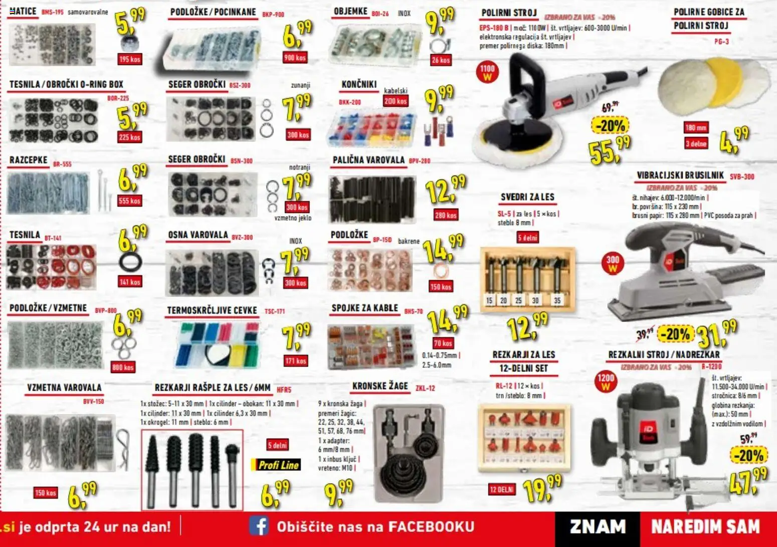 Novi Inter Diskont katalog ponudbe – veljaven od 03.03.2026 | Stran: 3 | Izdelki: Adapter, Gobice, Svedri, Brusilnik