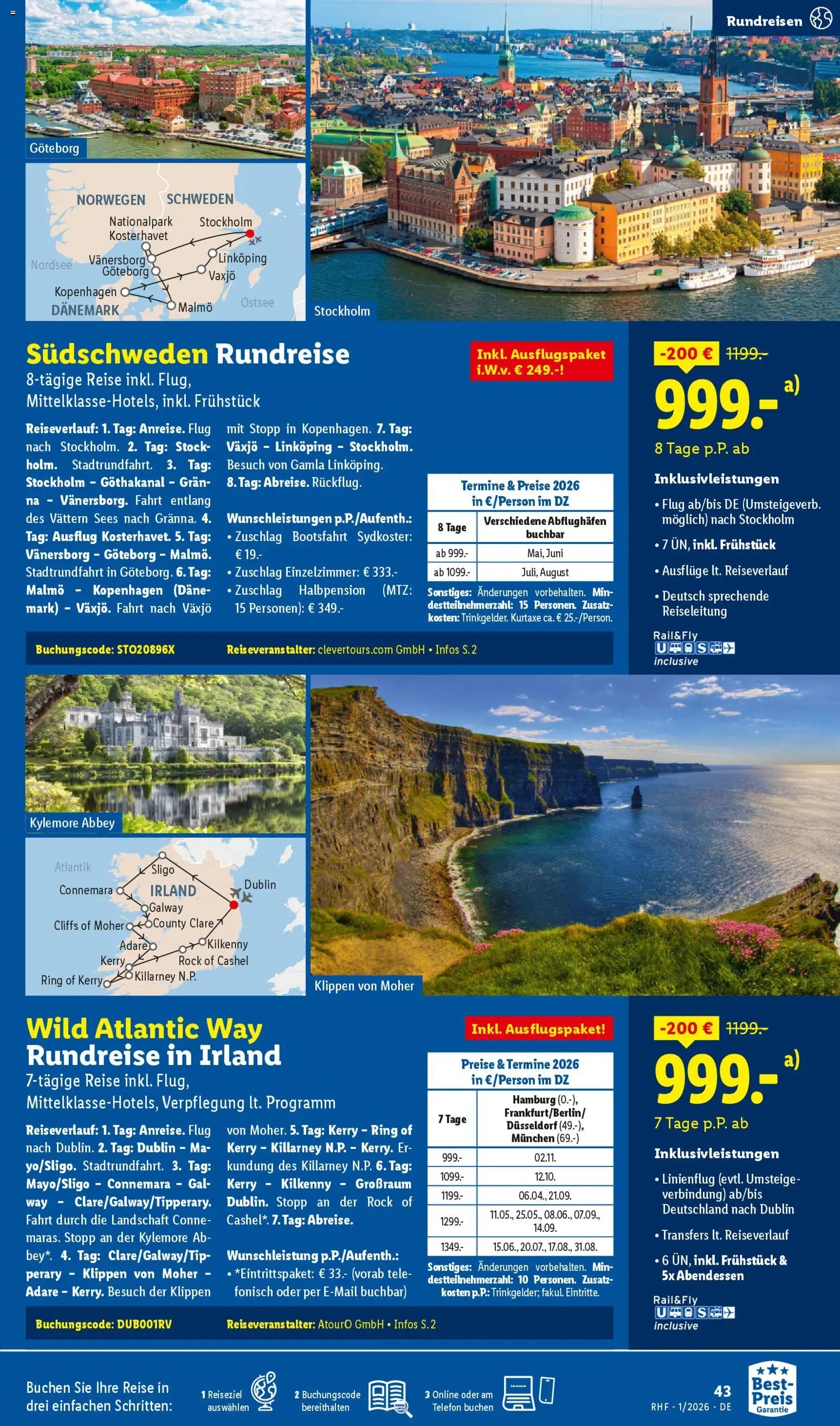 Lidl Reisen Prospekt 	 – gültig ab 29.12.2025 | Seite: 43 | Produkte: Rock, Telefon