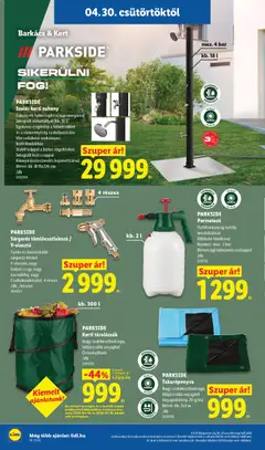 PARKSIDE Permetező, Stabil műanyag tartály mérőskálával, állítható fúvókával, nyomás: max. 2 bar, biztonsági túlnyomásszeleppel - amely érvényes a következő dátumtól: 30.04.2026 | Oldal: 32