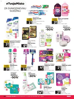 Katalog Tommy - Pregled kataloga iz trgovine Tommy, vrijedi od 12.02.2026 | Stranica: 28 | Proizvodi: Higijenski ulošci, Dezodorans, Pampers, Violeta