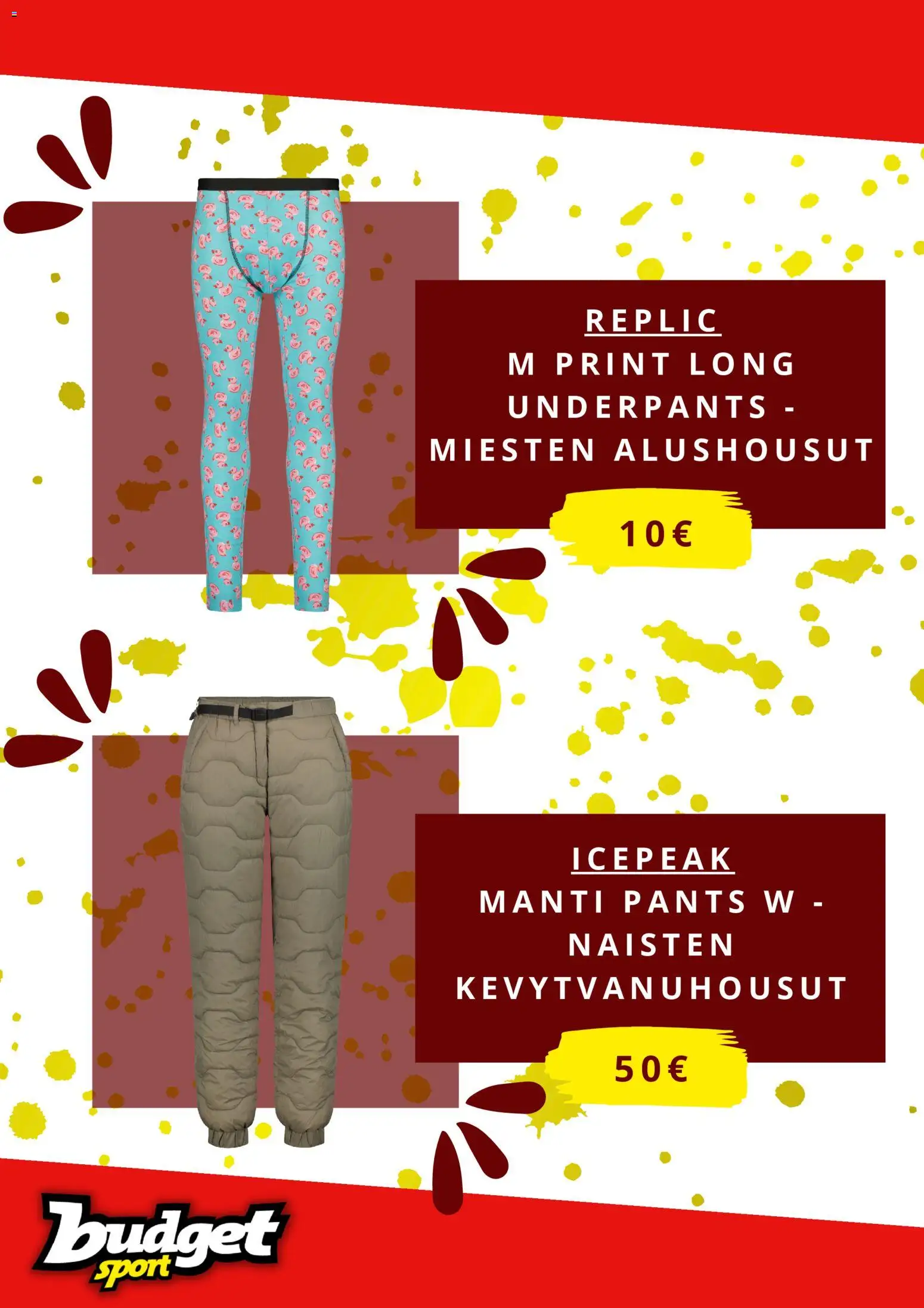 Budget Sport tarjoukset – voimassa 02.01.2026 alkaen | Sivu: 4 | Tuotteet: Alushousut