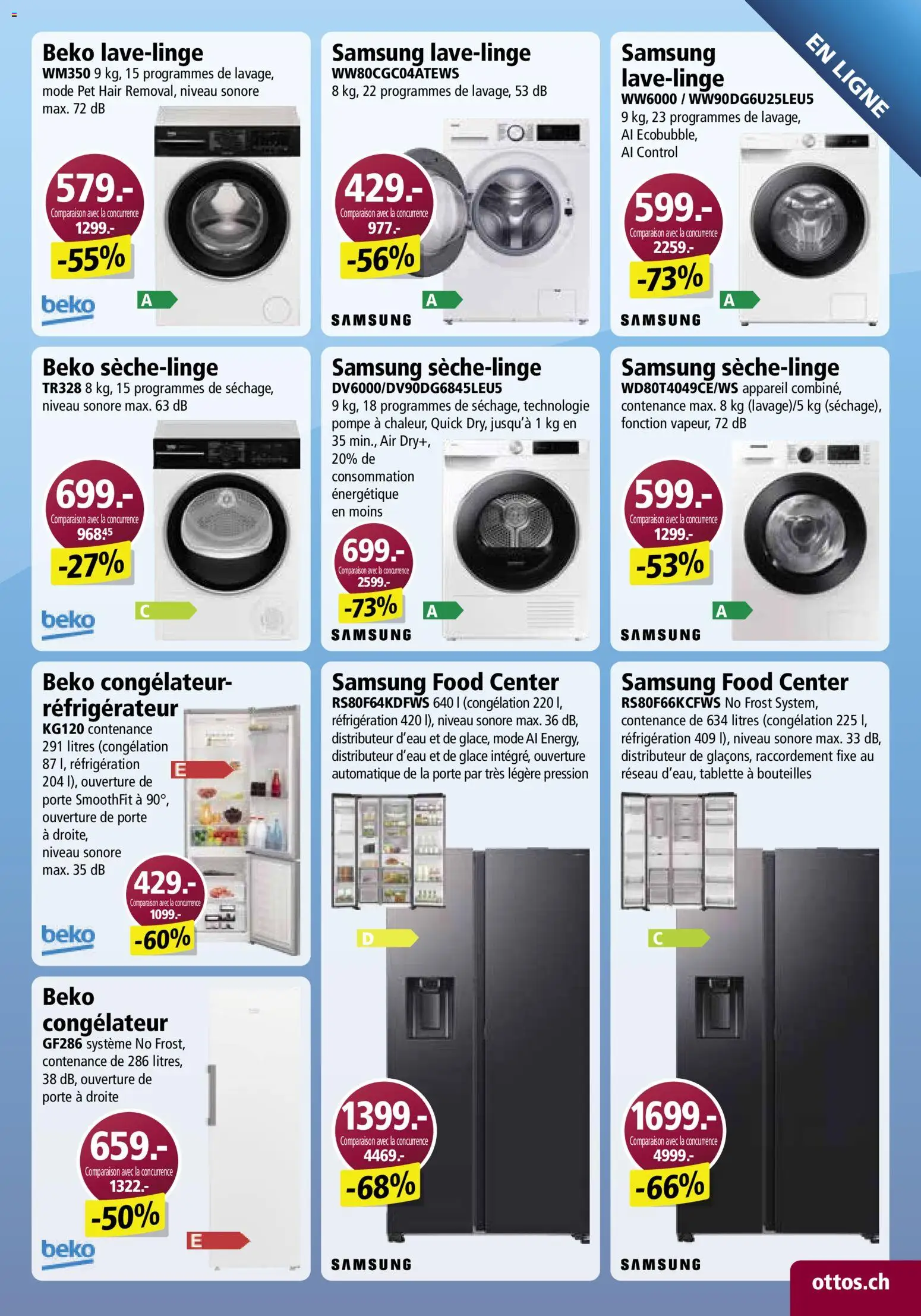 Otto's aktionen Online FR – gültig ab 09.03.2026 | Seite: 7 | Produkte: Glace, Tablette, Samsung