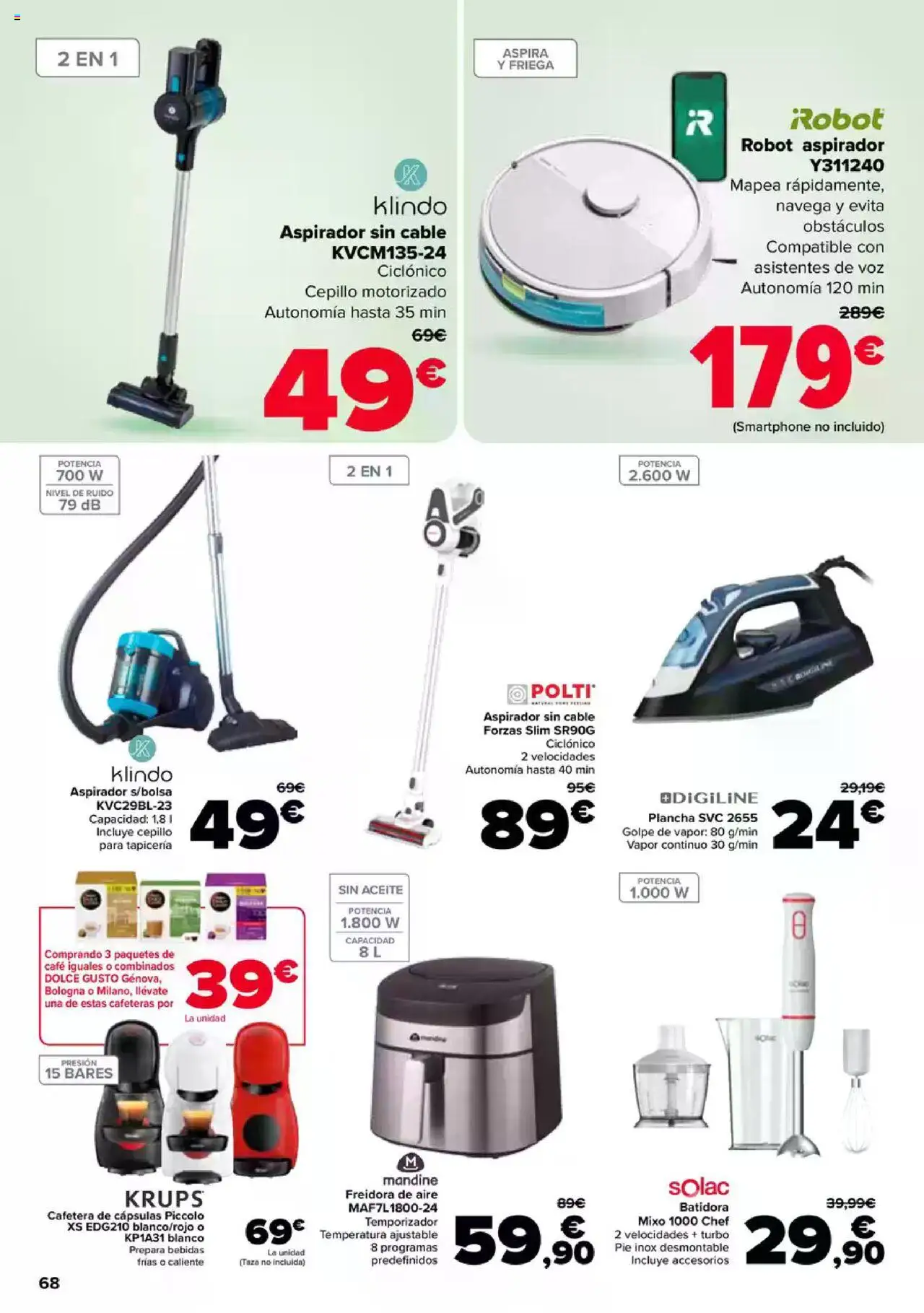 Carrefour folleto │ válido desde el 08.08.2025 | Página: 78 | Productos: Café, Cafetera, Plancha, Aspirador