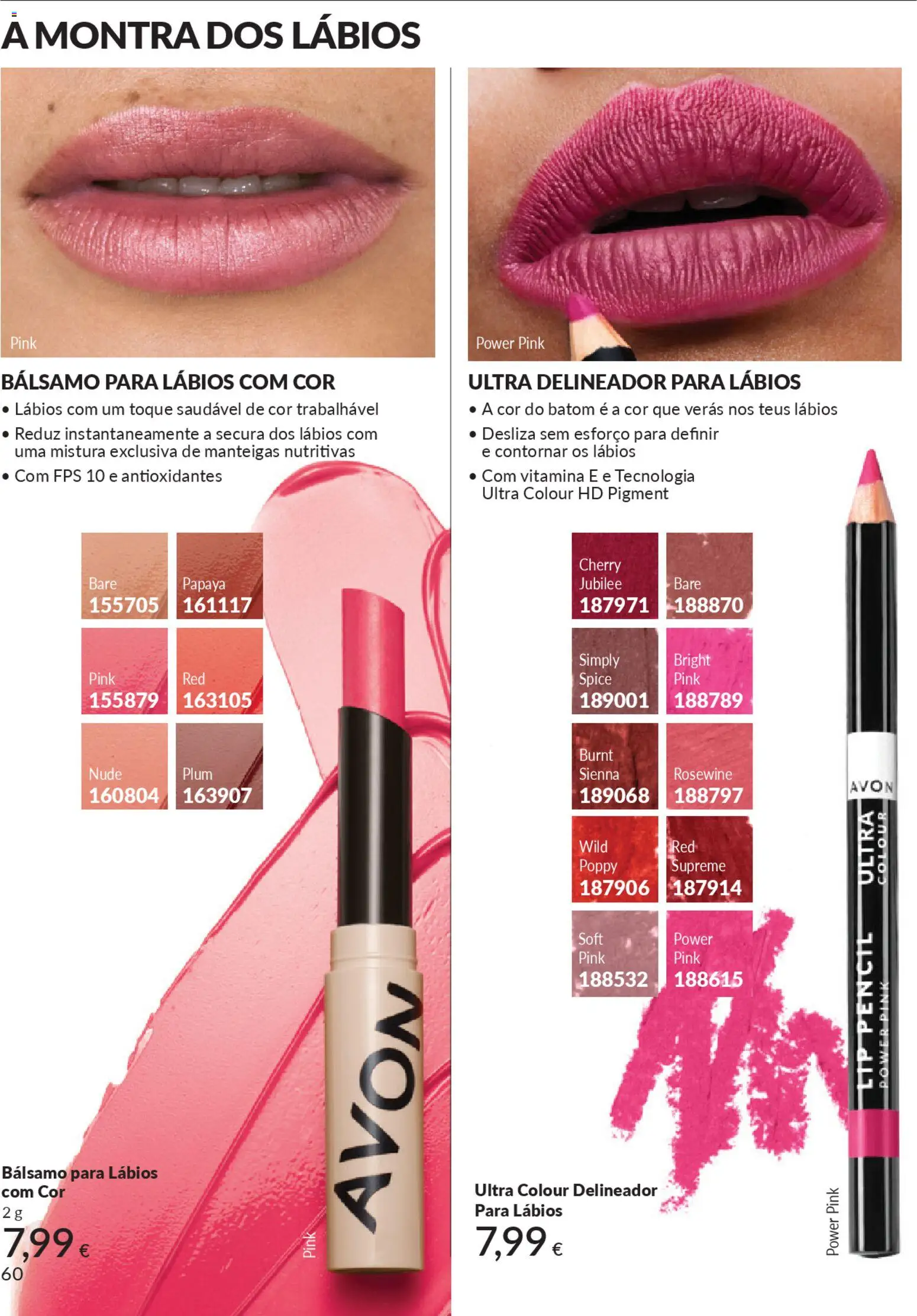 Catálogo Avon Campanha 1 │ válido de 01.01.2026 | Página: 60 | Produtos: Delineador, Batom