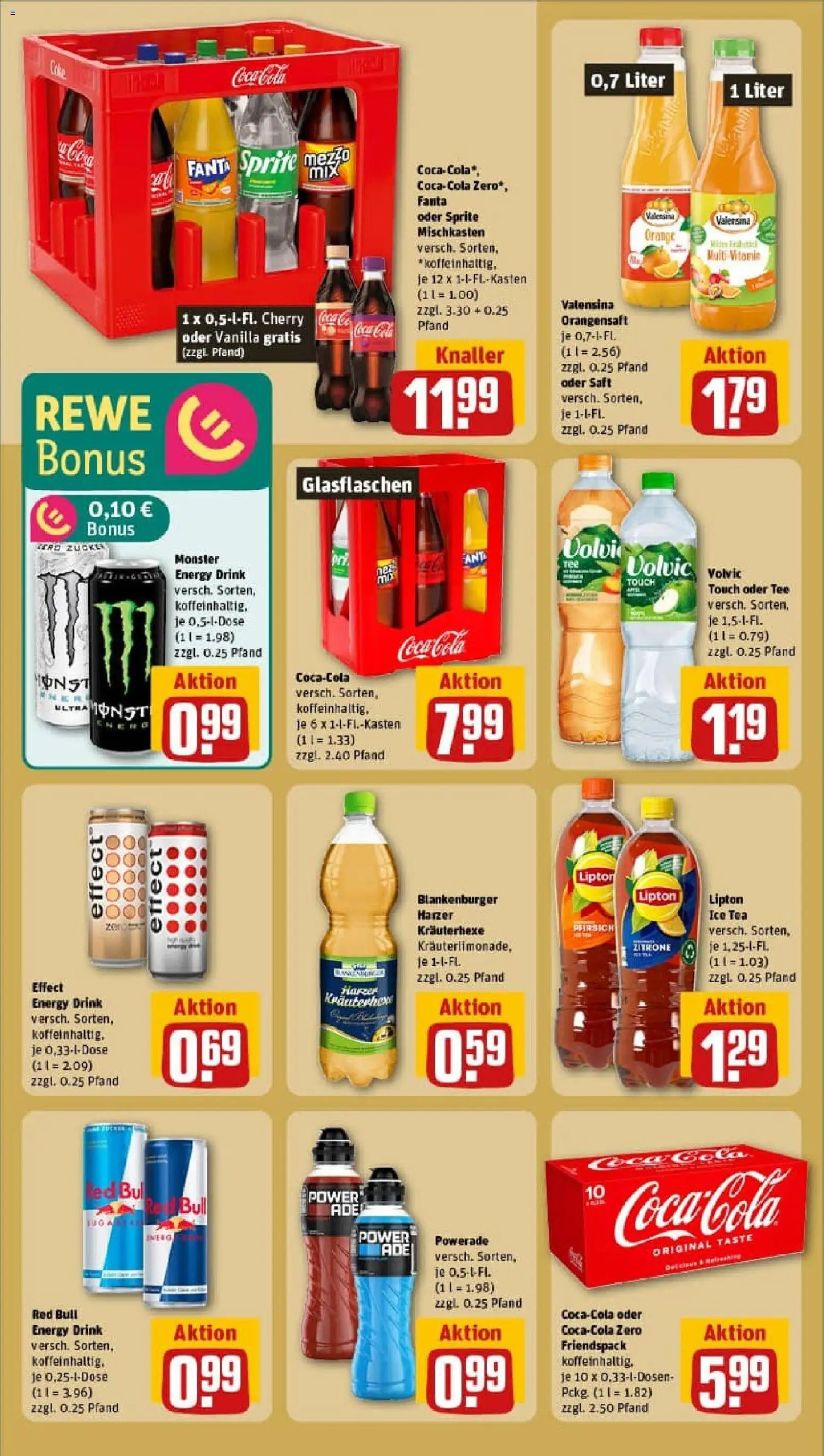 Rewe prospekt Bad Salzdetfurth	 – gültig ab 26.10.2025 | Seite: 18 | Produkte: Fanta, Sprite, Energy, Valensina