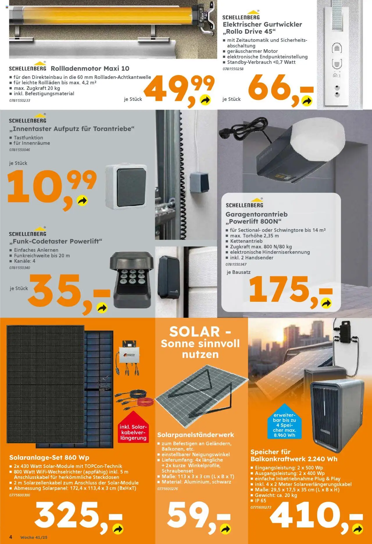 Globus Baumarkt prospekt Berlin-Treptow	 – gültig ab 06.10.2025 | Seite: 4 | Produkte: Gewicht