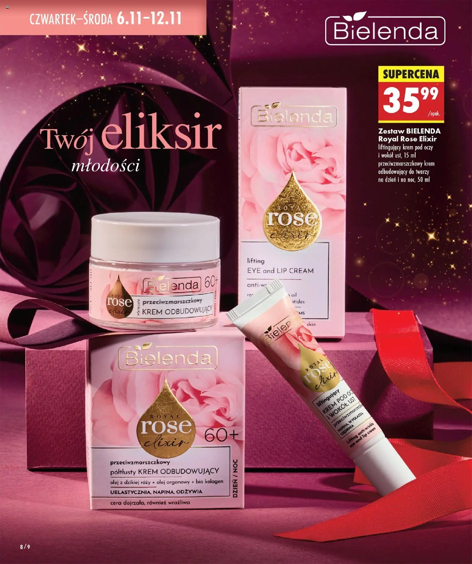 Biedronka gazetka - Twoje piękne strony od 06.11.2025 | Strona: 8 | Produkty: Olej, Krem
