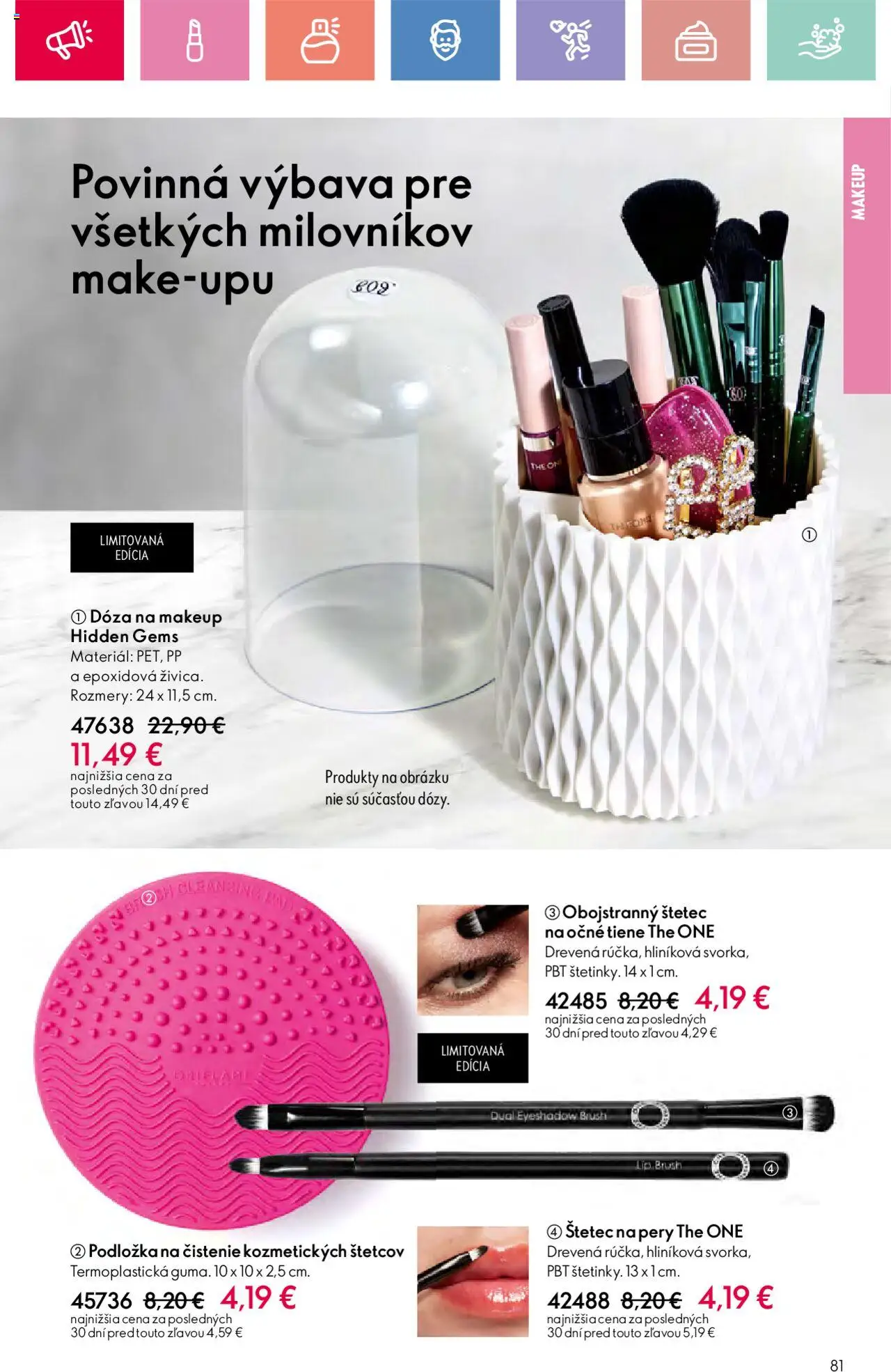 Katalóg Oriflame 9 2025 │ platný od 15.06.2025 | Strana: 81 | Produkty: Štetec, Očné tiene