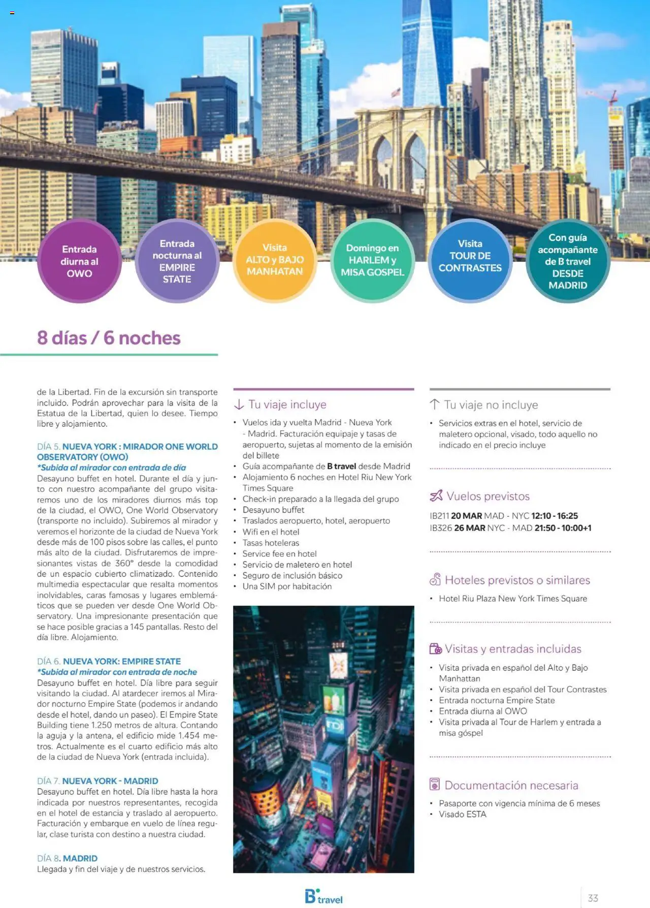 B the travel brand Viajeros Expertos Internacional 2026 │ válido desde el 03.10.2025 | Página: 33