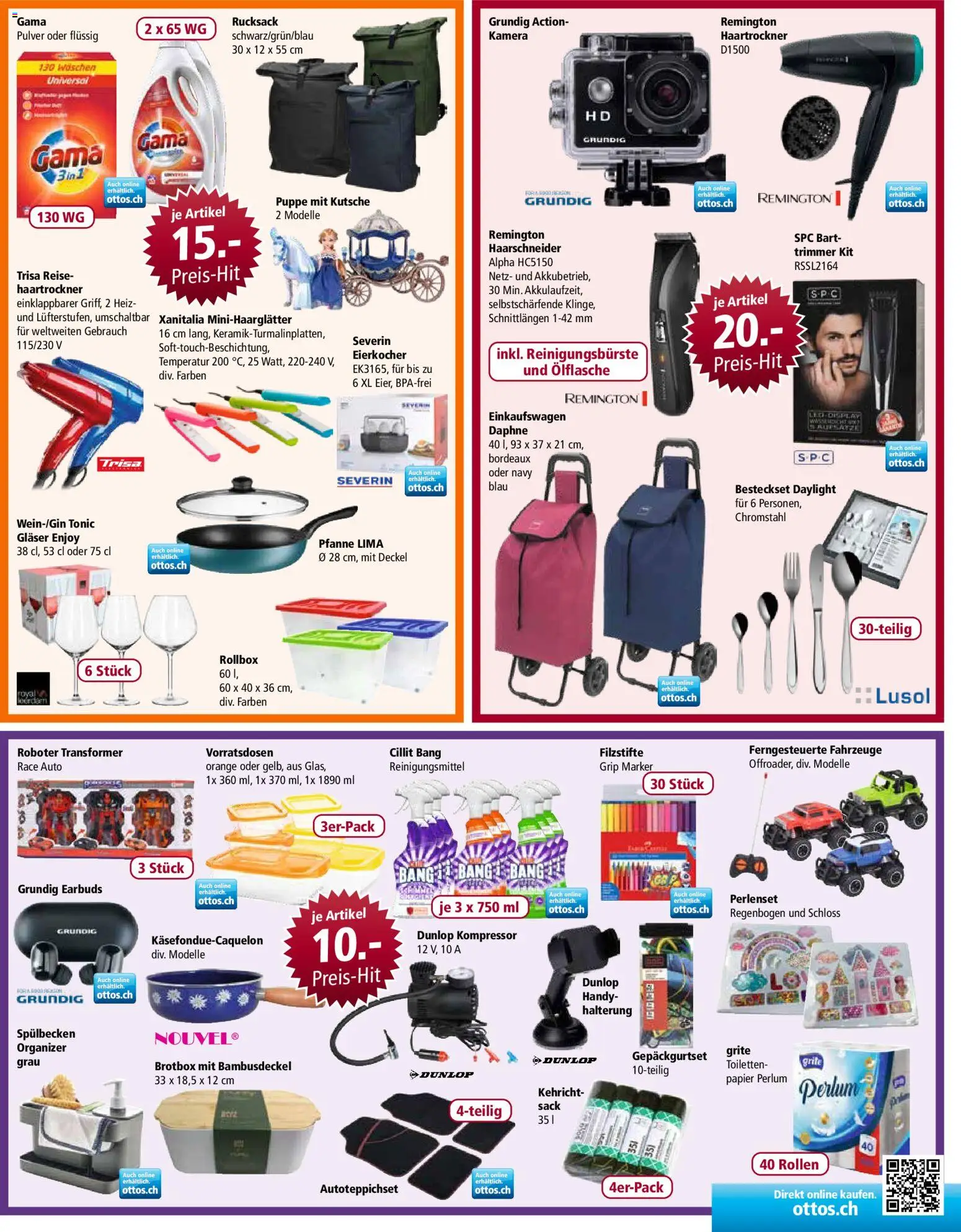 Otto's Aktionen – gültig ab 29.12.2025 | Seite: 7 | Produkte: Roboter, Haartrockner, Rucksack, Kamera