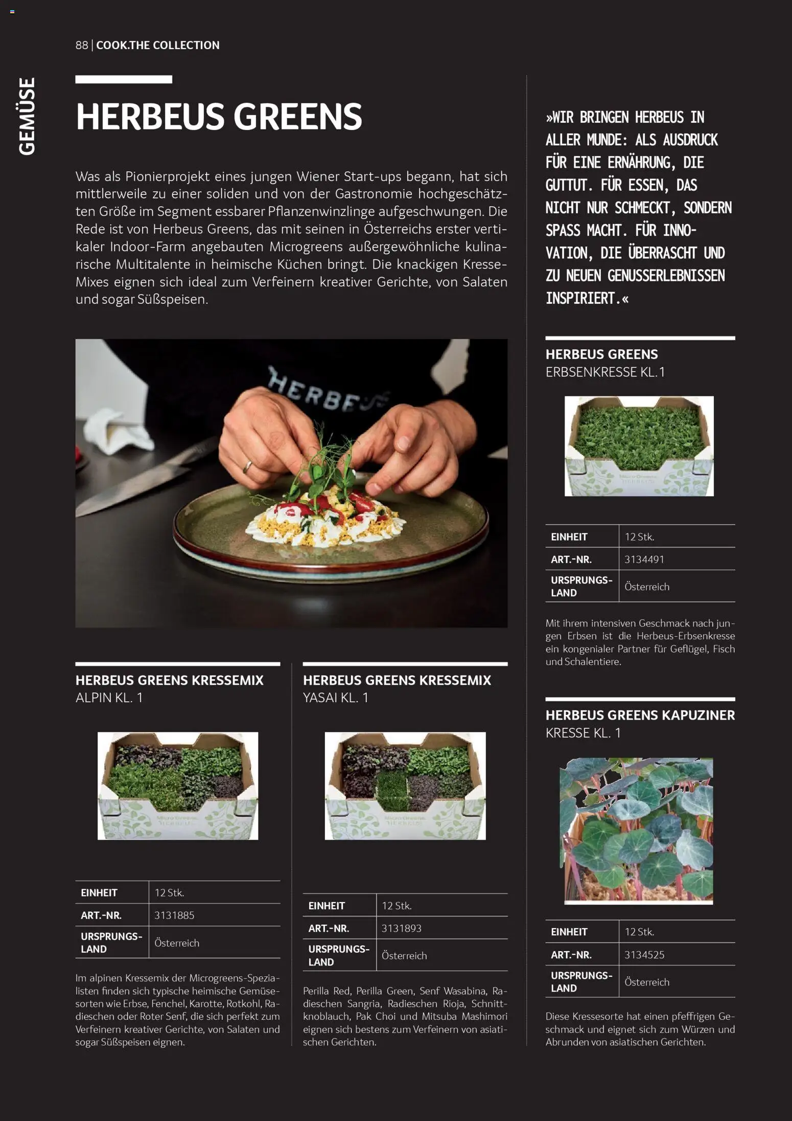 Transgourmet Cook Look-Book gültig ab 08.04.2026 | Seite: 88 | Produkte: Gemüse, Erbsen, Fisch