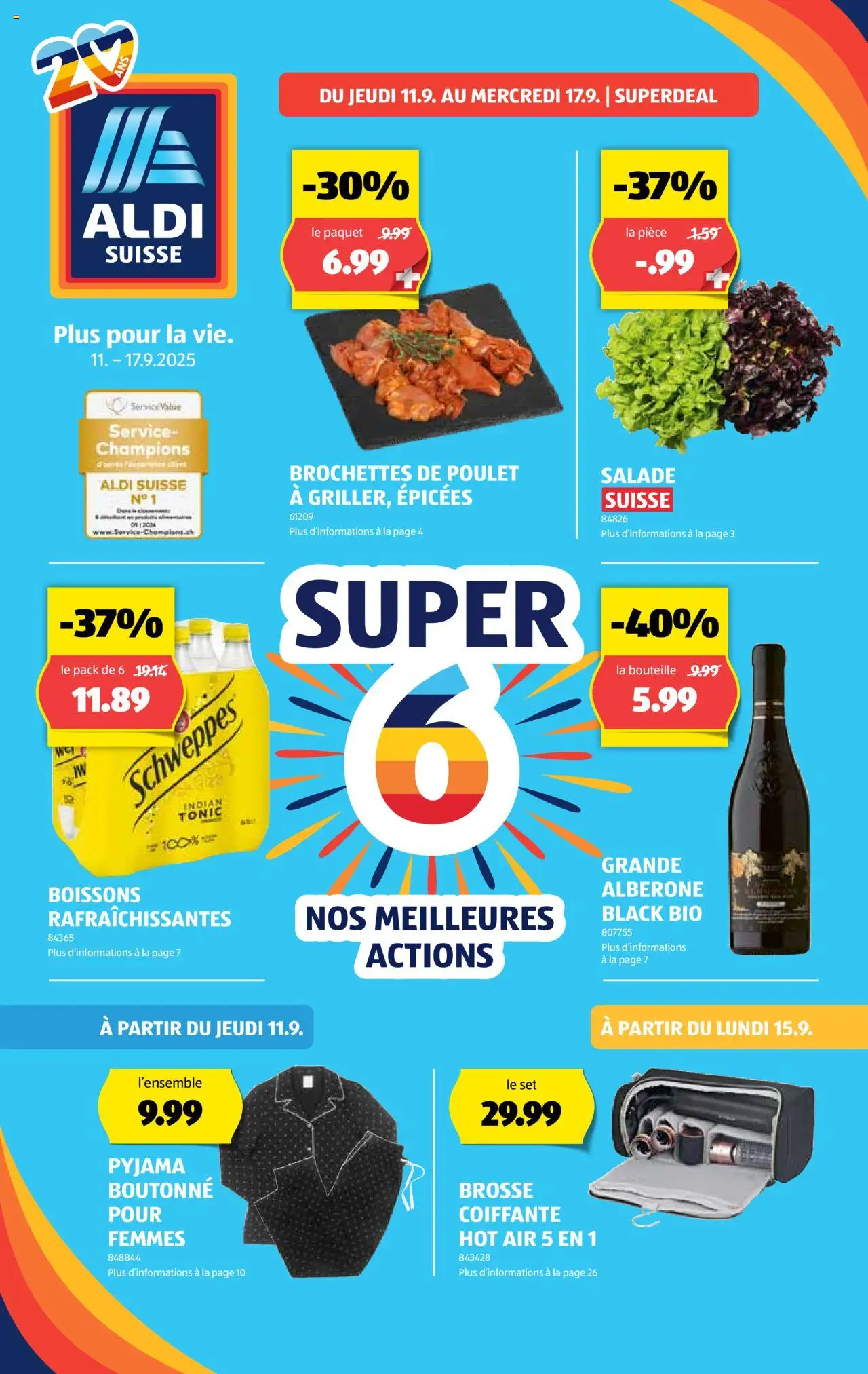 Aldi Aktionen FR – gültig ab 11.09.2025 | Seite: 1 | Produkte: Pyjama