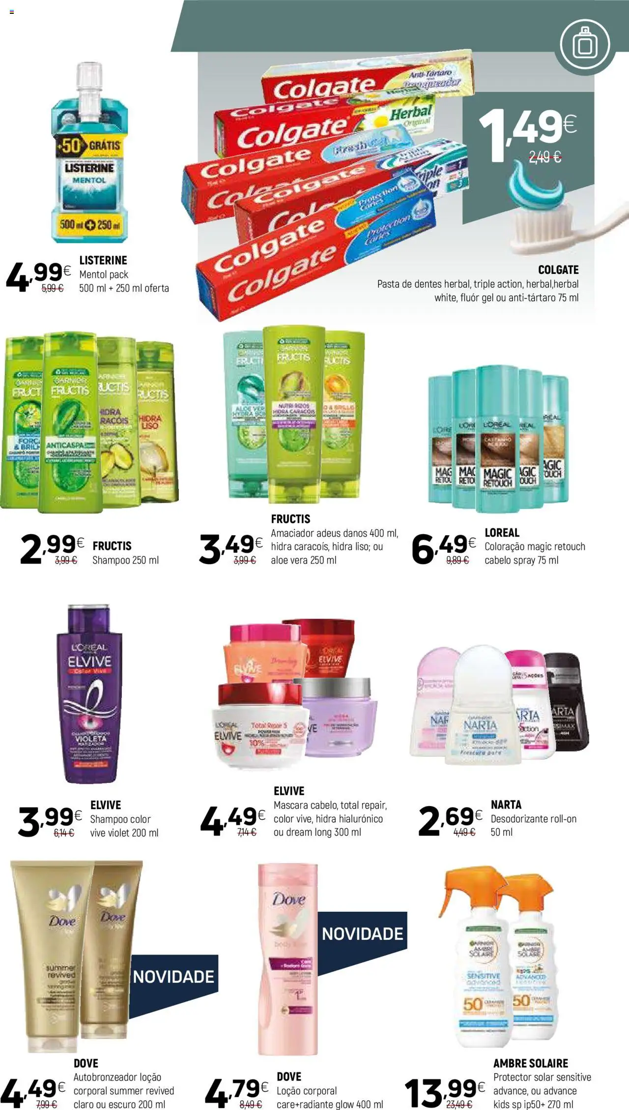 Coviran folheto │ válido de 17.06.2025 | Página: 17 | Produtos: Shampoo, Autobronzeador, Desodorizante, Pasta de dentes