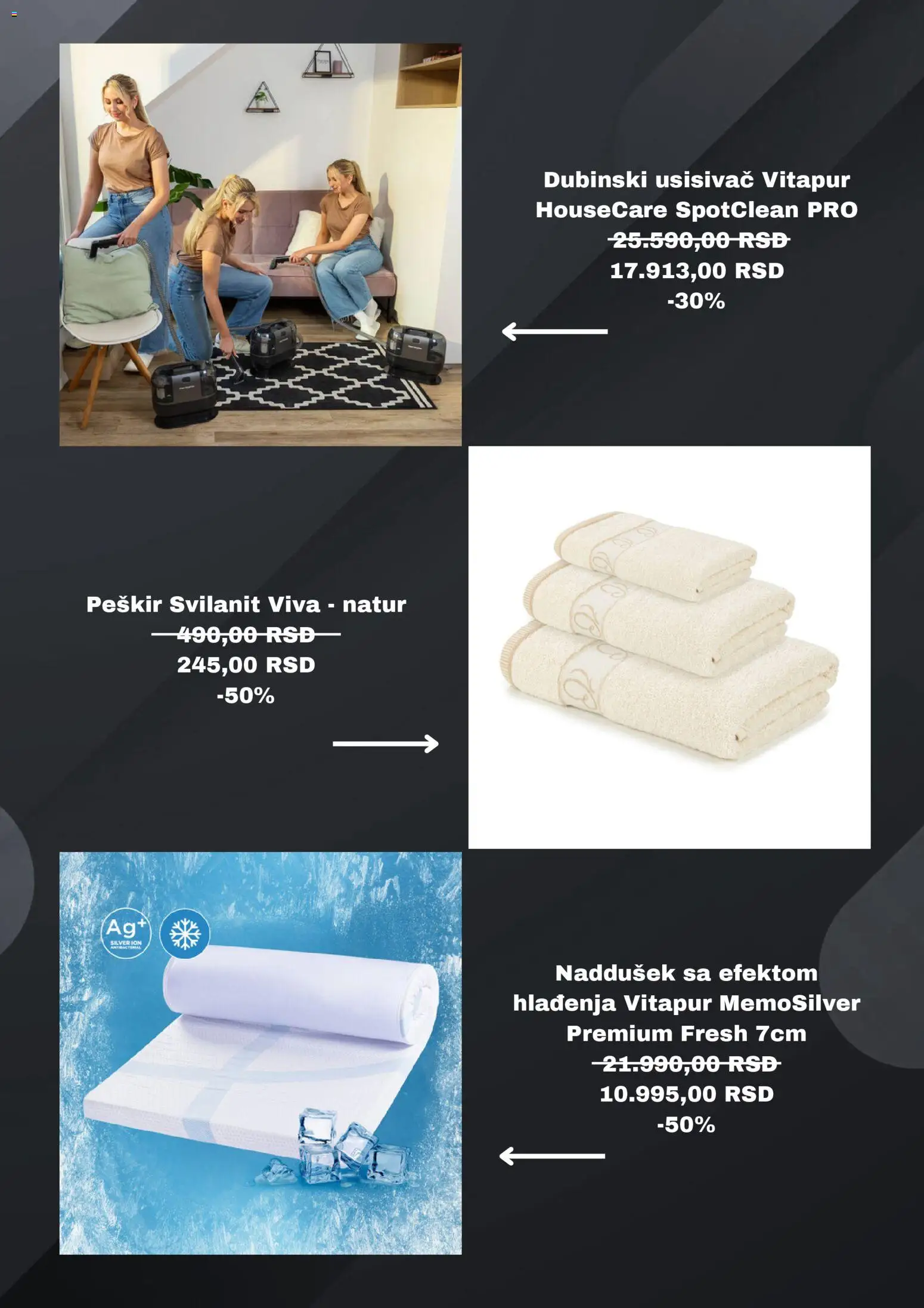 Vitapur katalog - važi od 31.10.2025 | Strana: 5 | Proizvode: Usisivač, Peškir