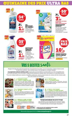  | Page: 27 | Produits: Pêche, Désodorisant, Fromage, Œufs