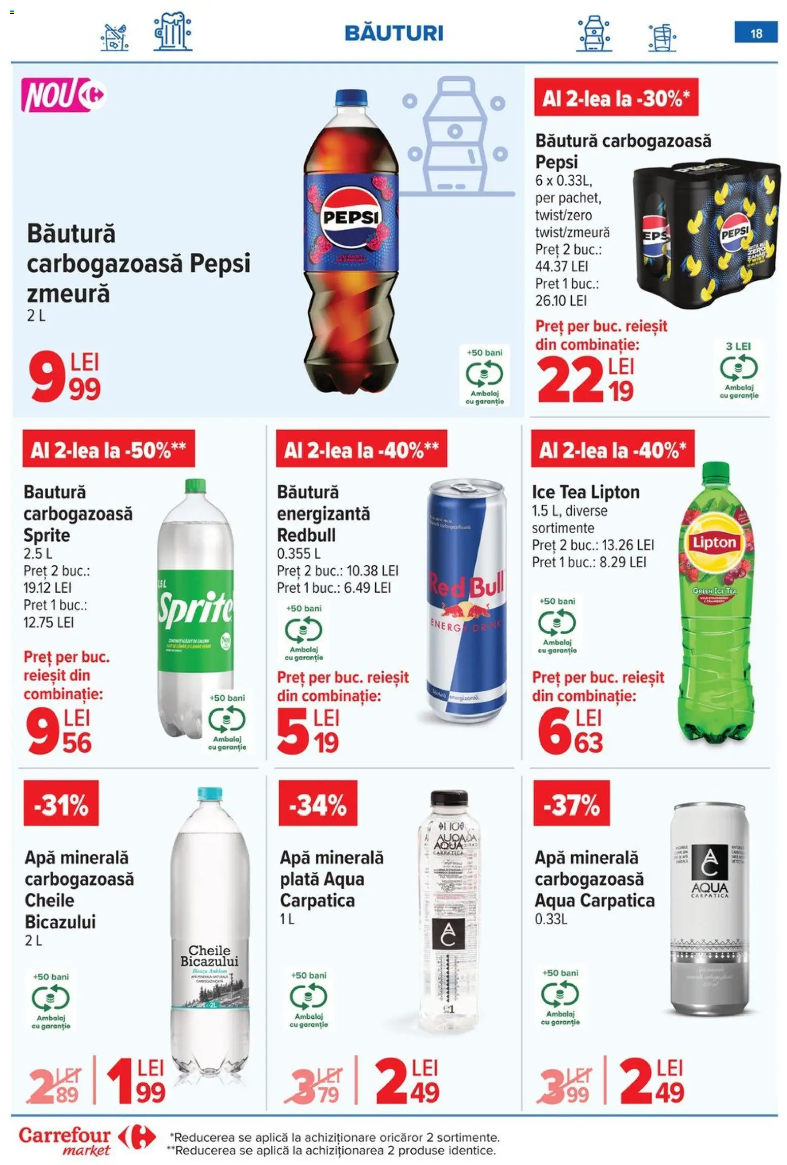 Noul catalog Carrefour – valabil de la 04.02.2026 | Pagină: 19 | Produse: Atıştırmalık, Bere
