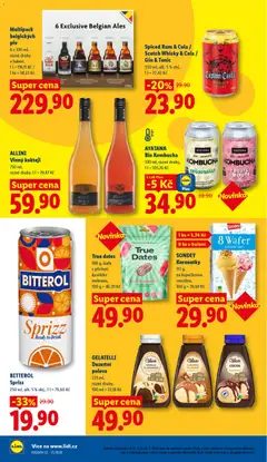 Náhled letáku Spiced Rum & Cola / Scotch Whisky & Cola / Gin & Tonic, 330 ml, alk. 5% obj. od 23.04.2026 | Strana: 16