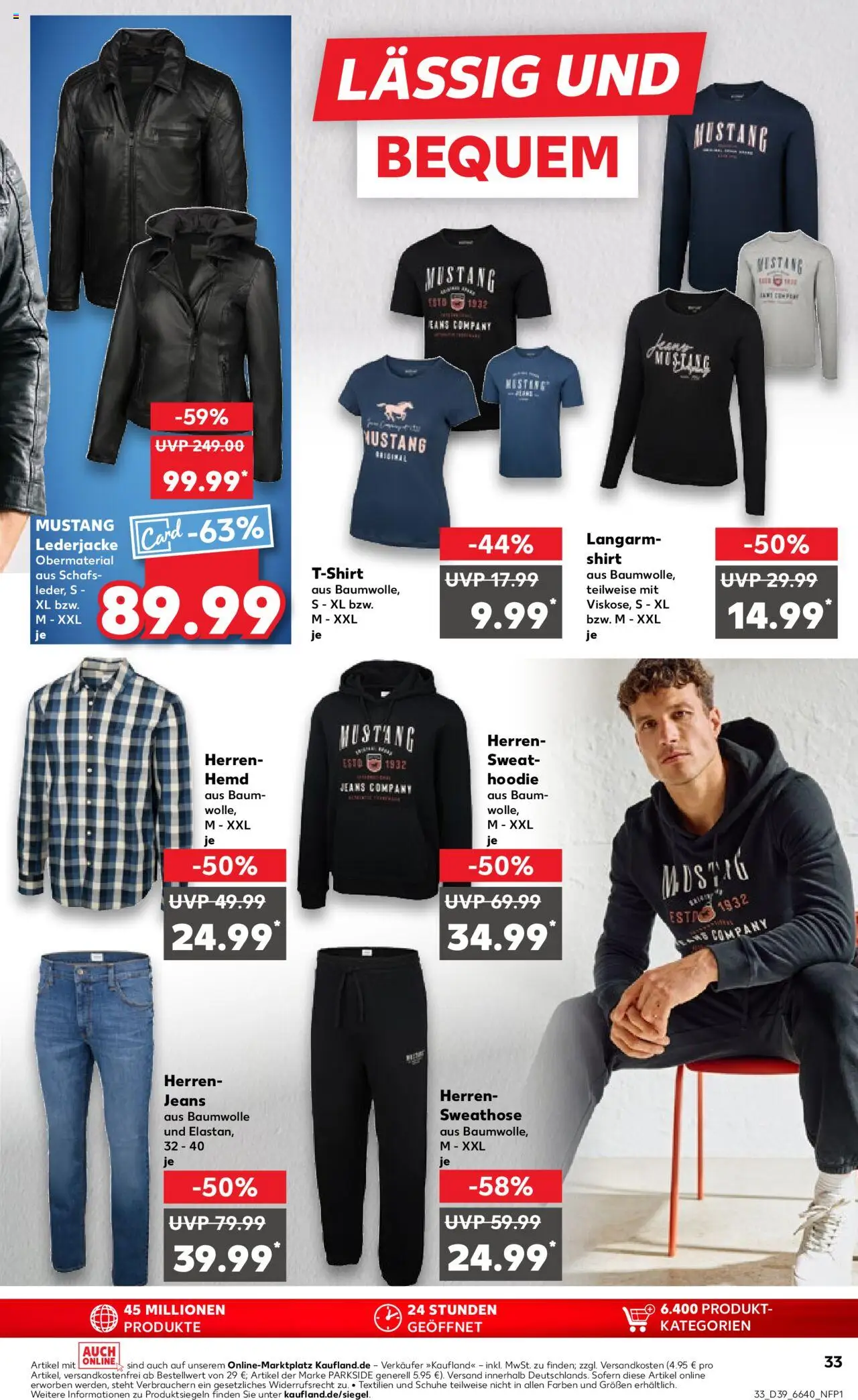 Kaufland Prospekt 	 – gültig ab 25.09.2025 | Seite: 33 | Produkte: Shirt, Sweathose, Langarmshirt, T-Shirt