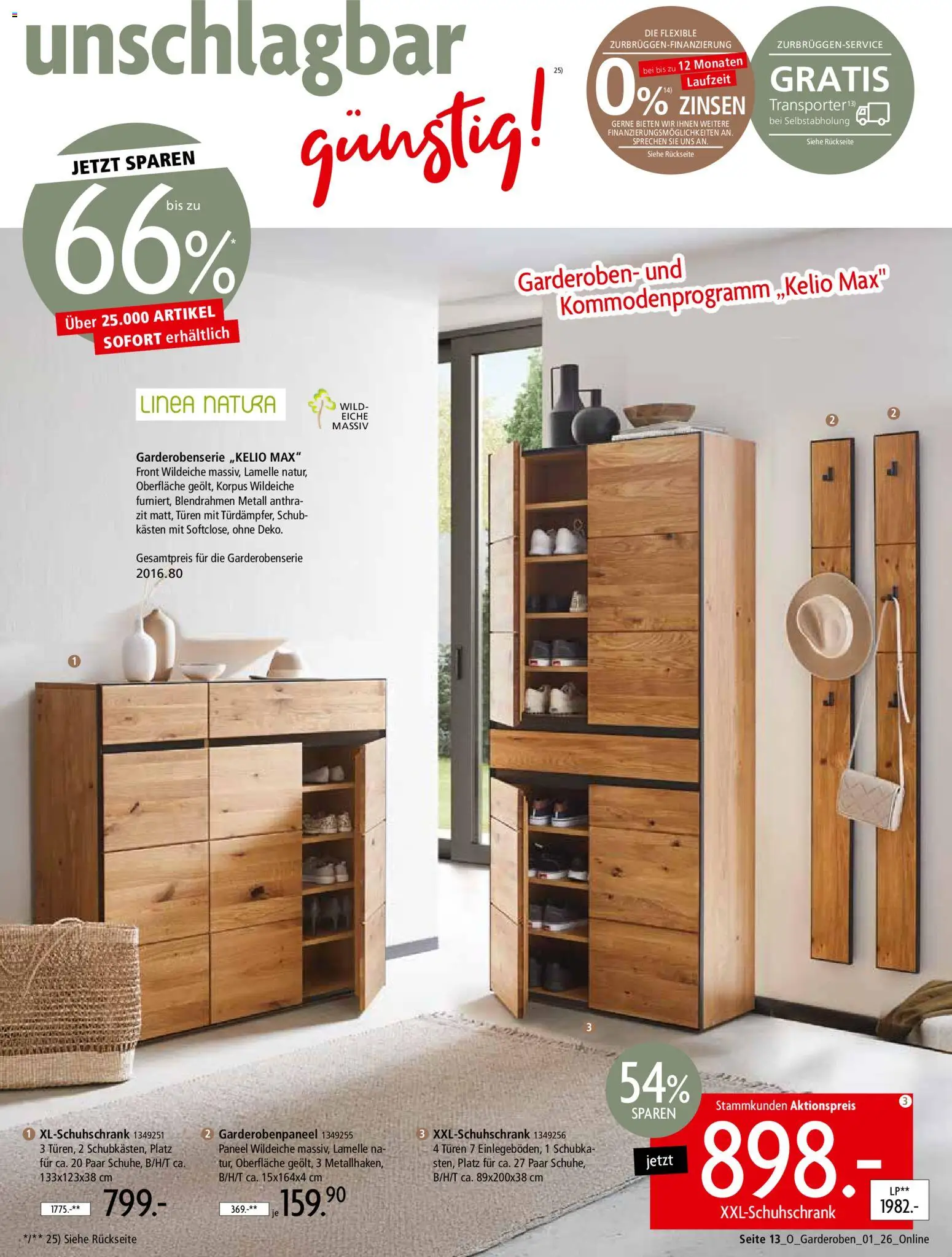 Zurbrüggen Garderoben-Trends – gültig ab 21.03.2026 | Seite: 13