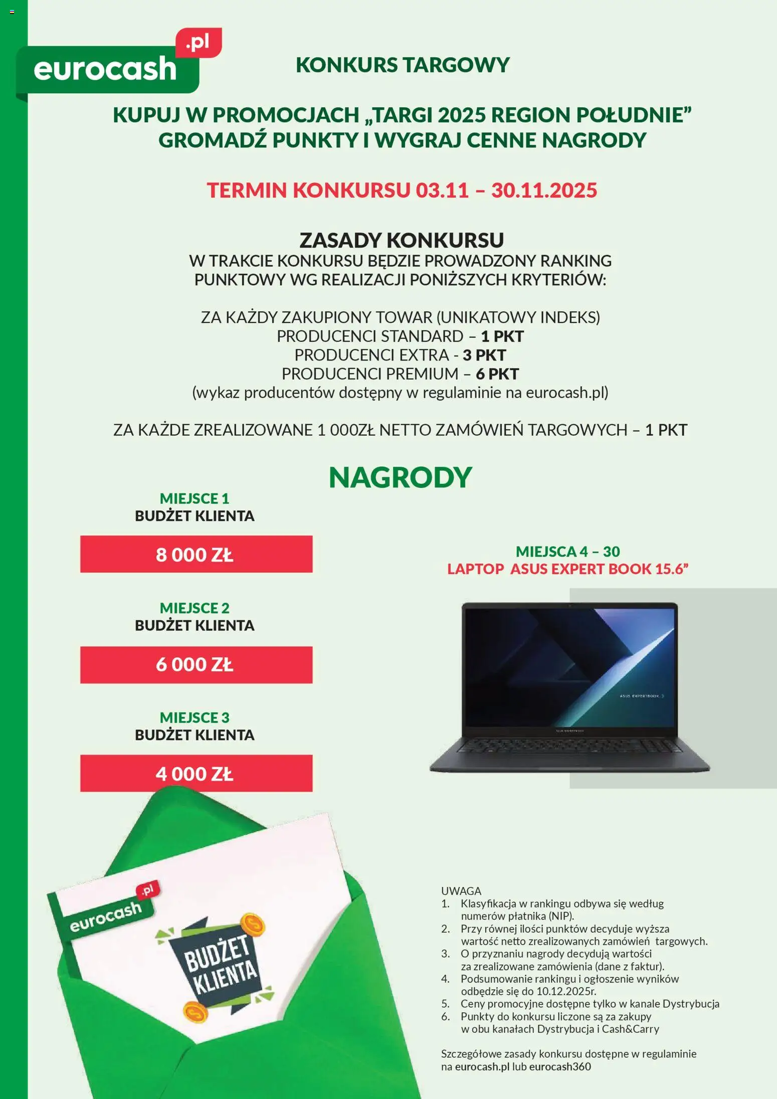 Eurocash Gazetka - Targi Jesień od 03.11.2025 | Strona: 2 | Produkty: Laptop