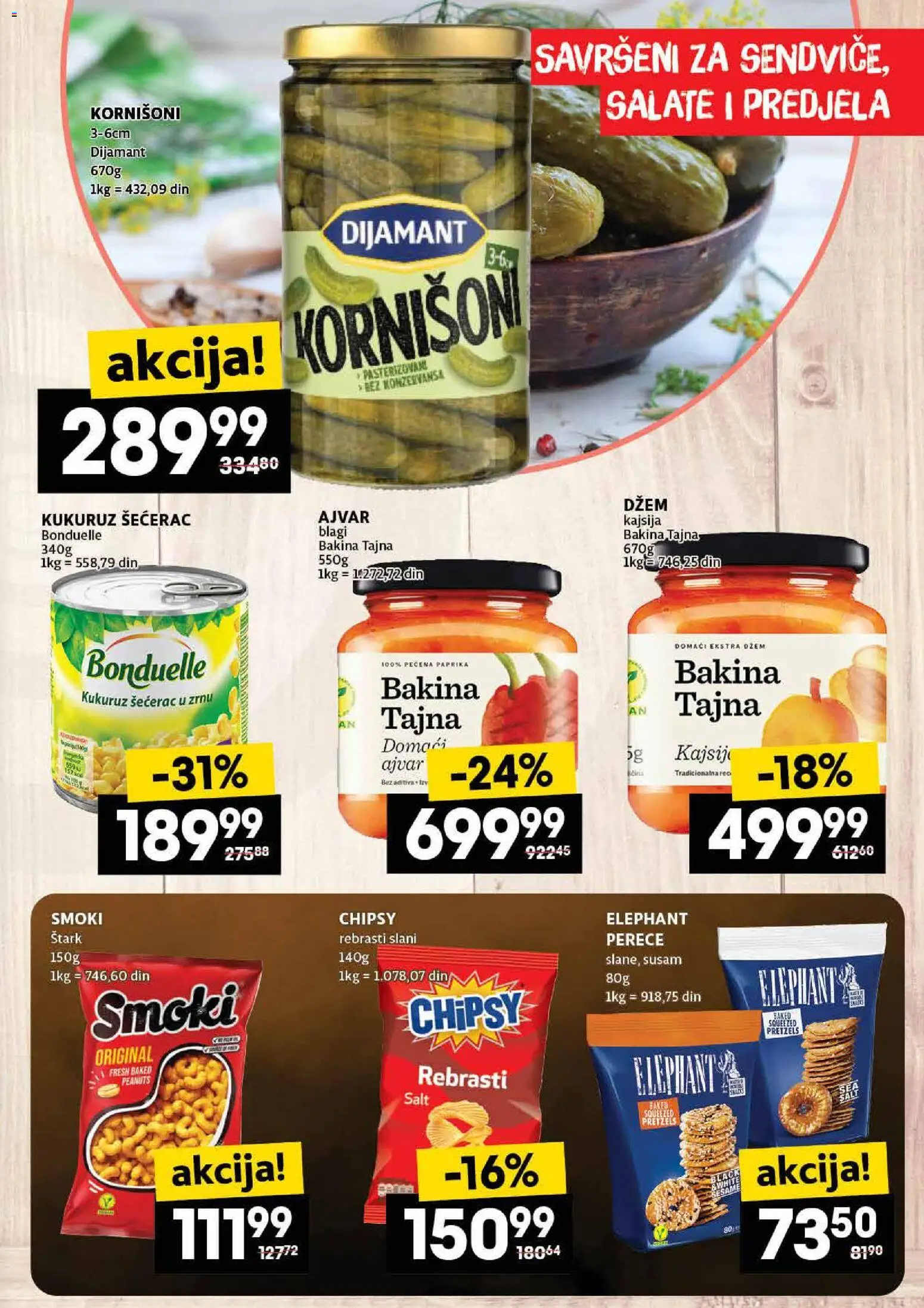Idea katalog - važi od 30.10.2025 | Strana: 19 | Proizvode: Smoki, Dzem, Paprika, Kukuruz